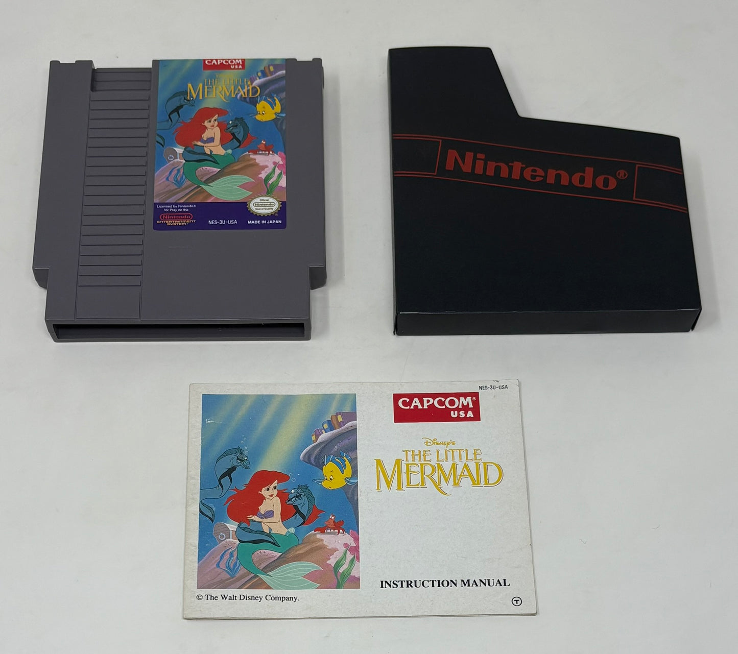 NES Nintendo - The Little Mermaid w/ Manual