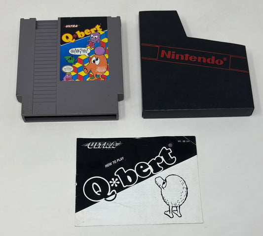 NES Nintendo - Q*Bert w/ Manual