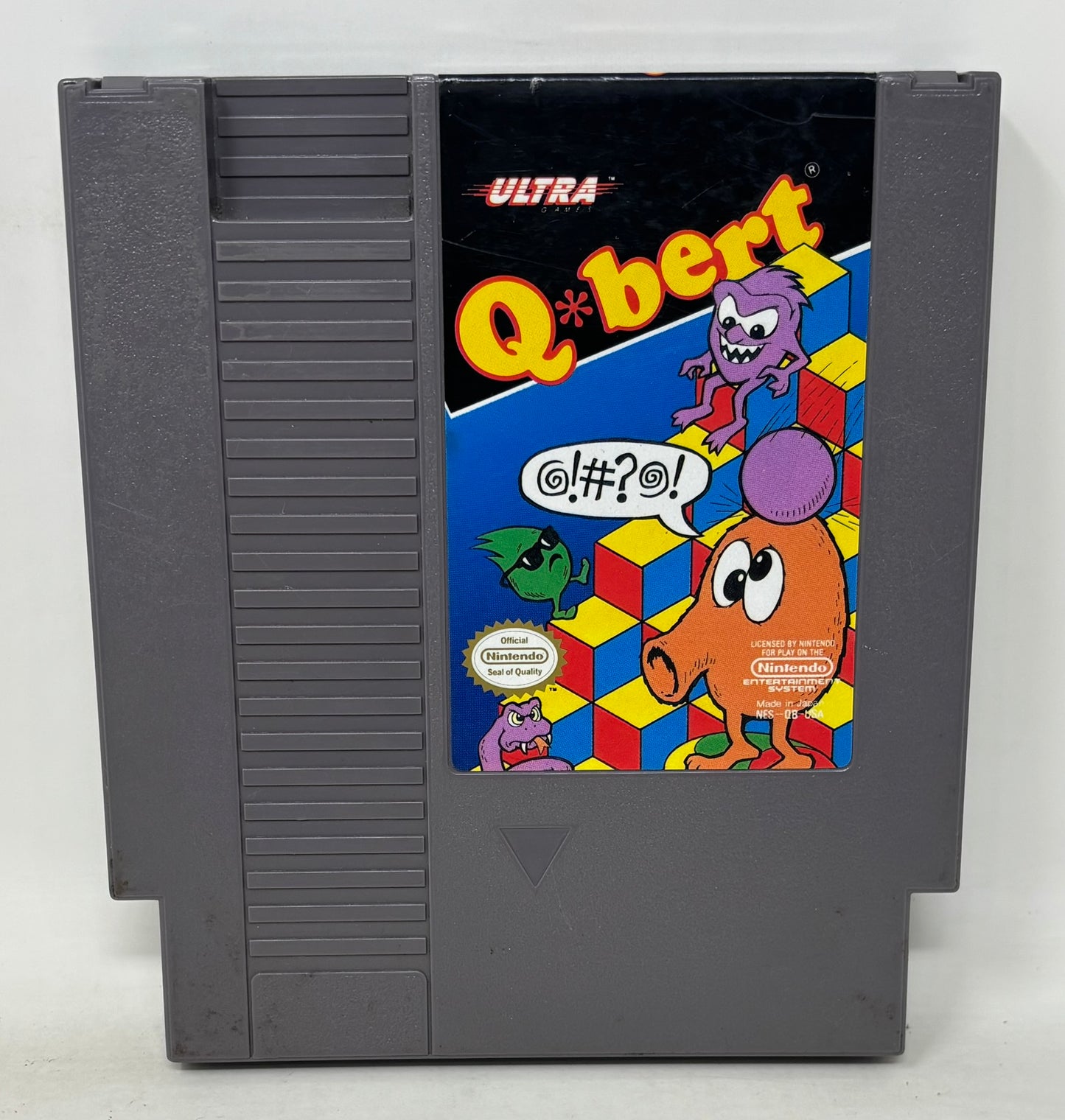 NES Nintendo - Q*Bert w/ Manual