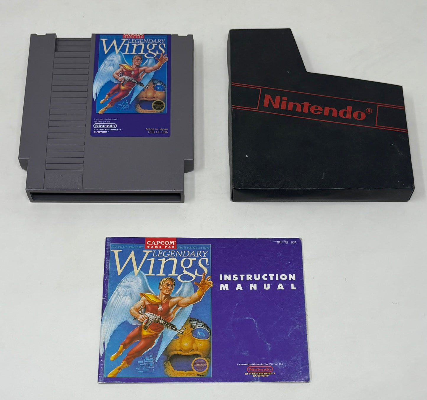 NES Nintendo - Legendary Wings w/ Manual