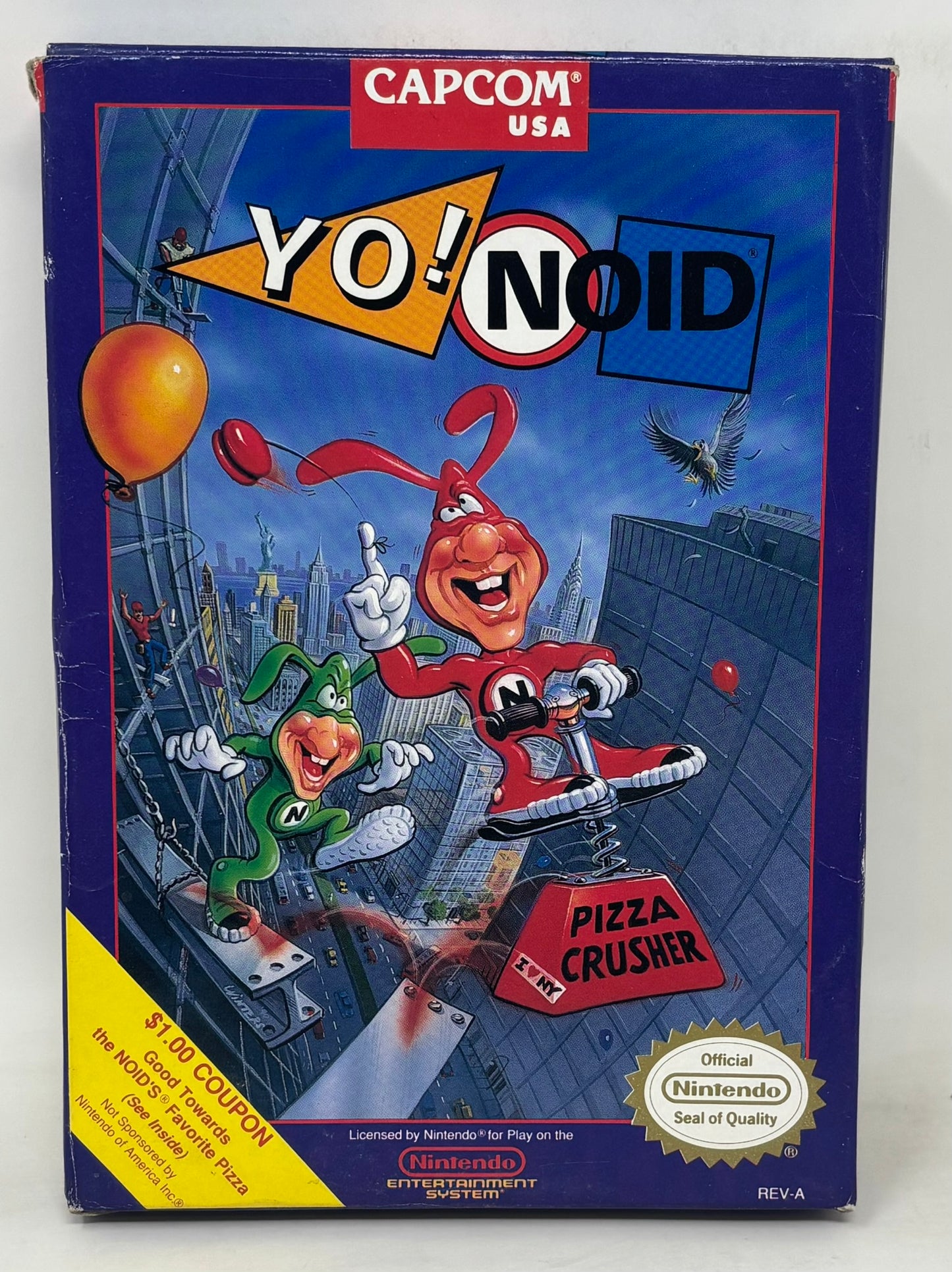 NES Nintendo - Yo! Noid - Complete