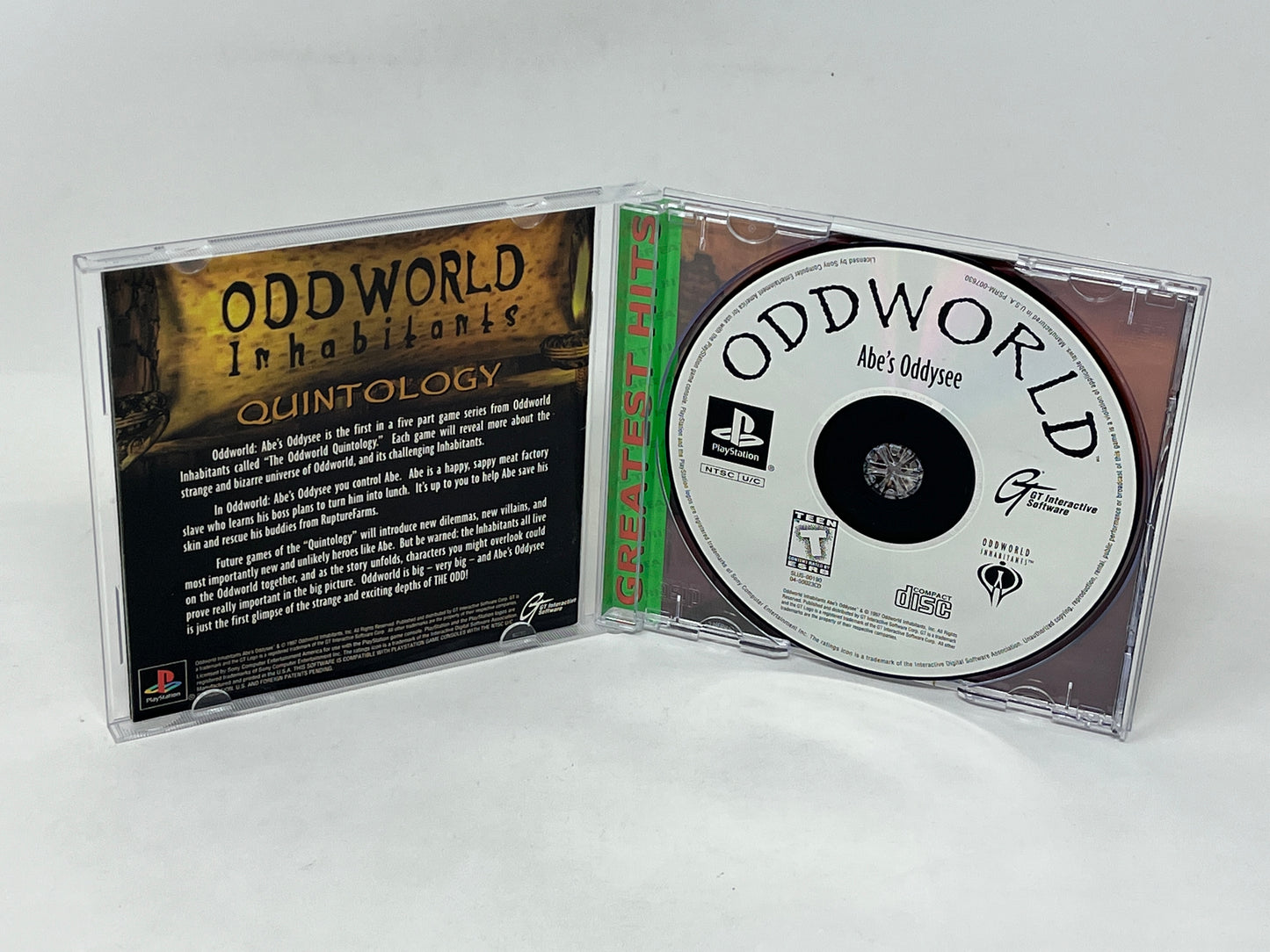 Sony PlayStation - Oddworld Abe's Oddysee (Greatest Hits) Complete