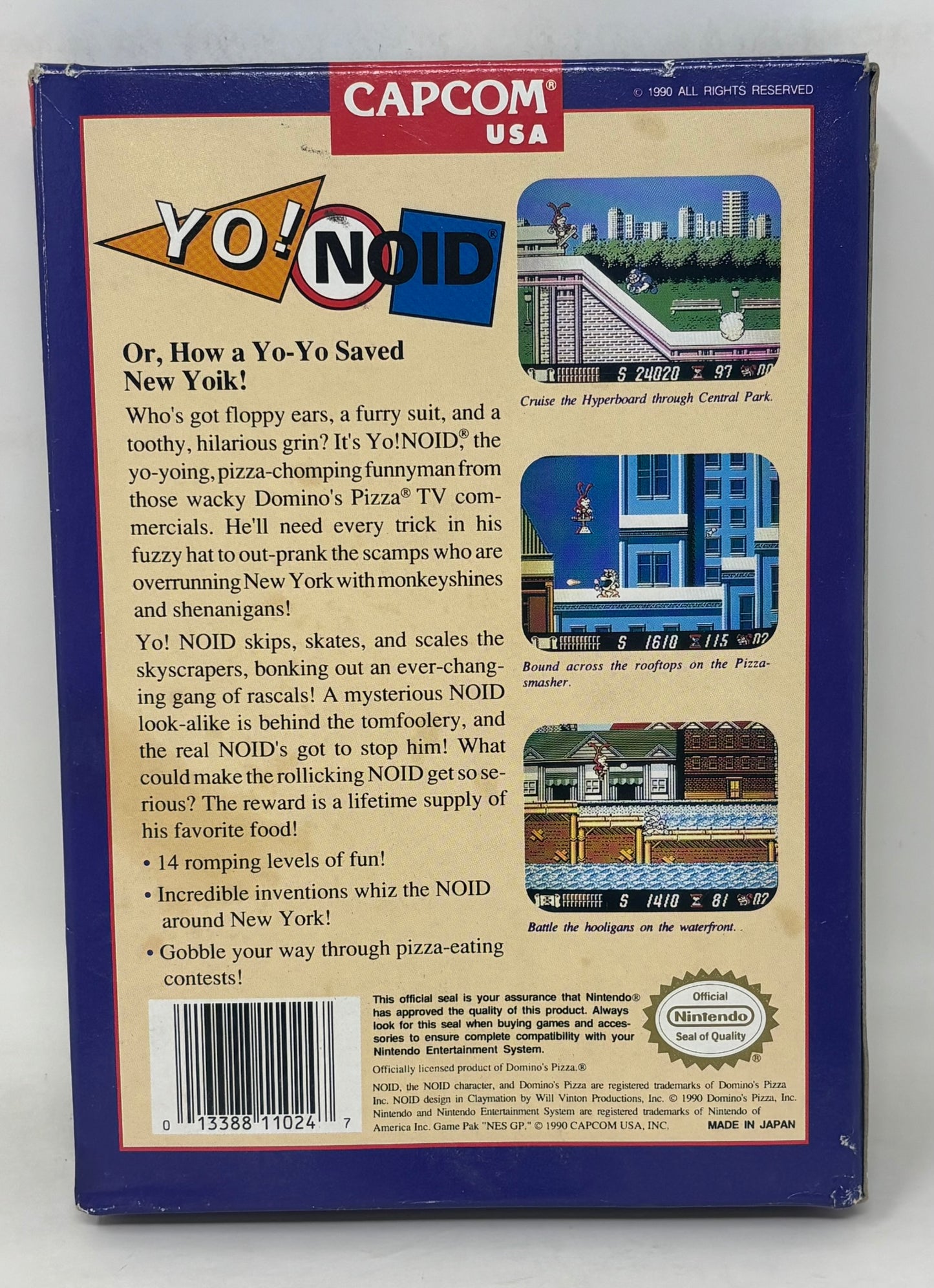 NES Nintendo - Yo! Noid - Complete
