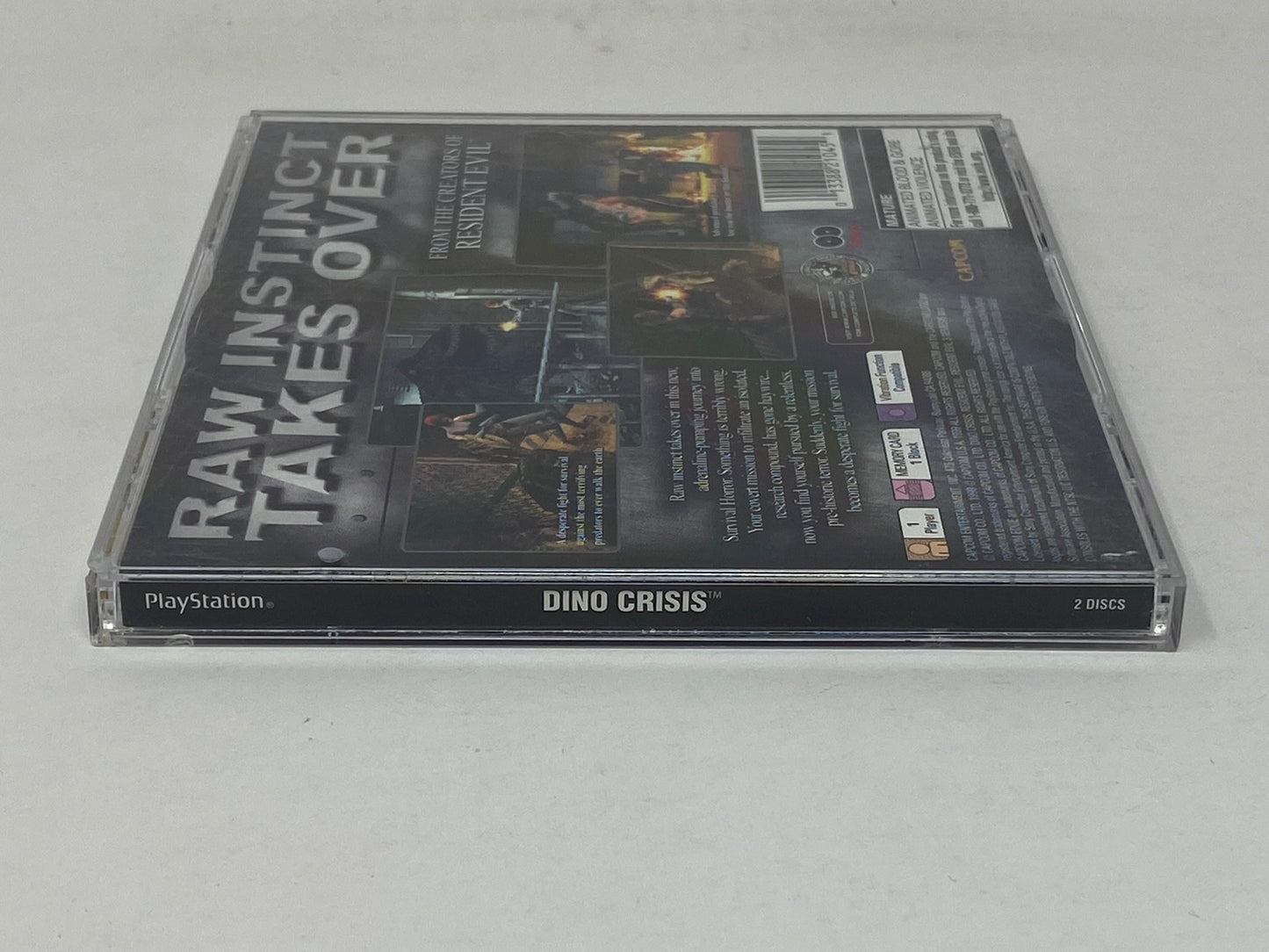 Sony PlayStation - Dino Crisis w/ RE3 Demo Disk - Complete