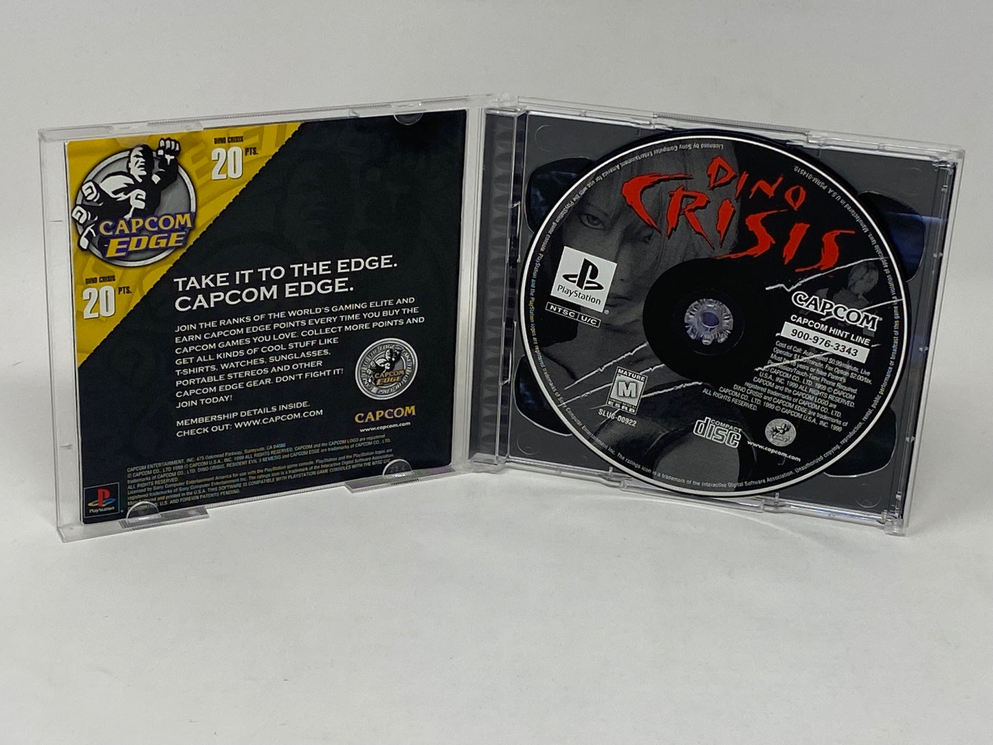 Sony PlayStation - Dino Crisis w/ RE3 Demo Disk - Complete