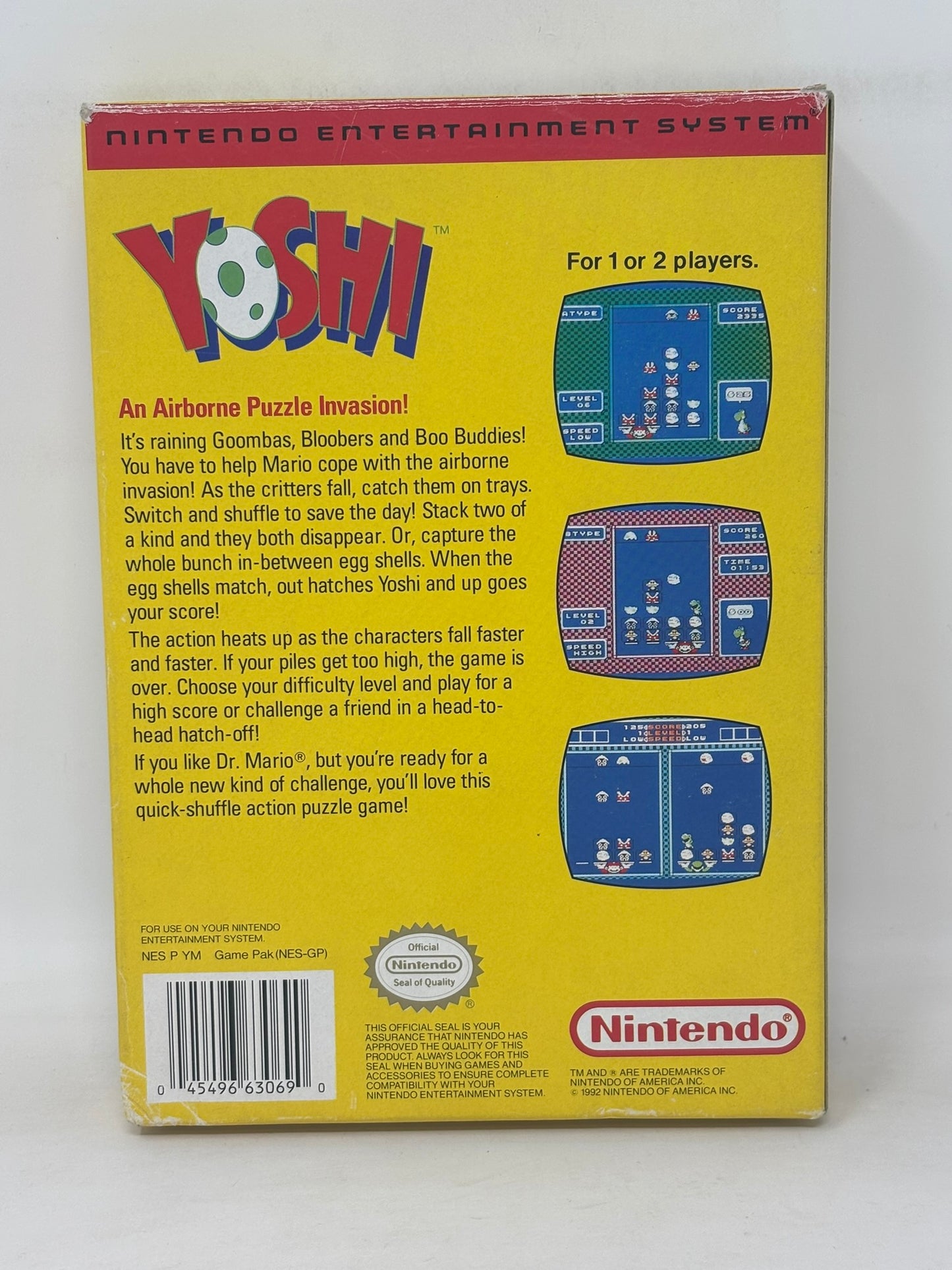 NES Nintendo - Yoshi - Complete