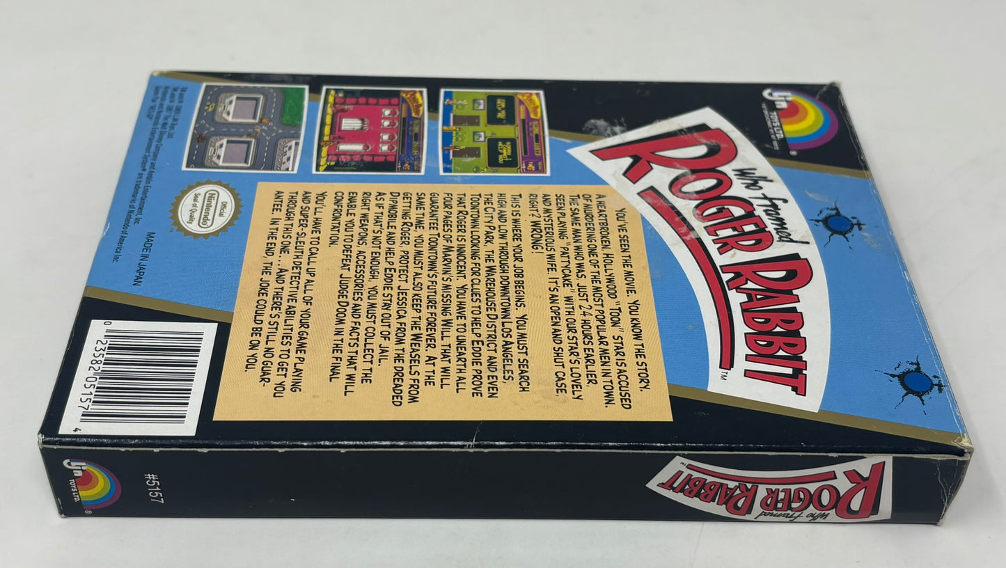 NES Nintendo - Who Framed Roger Rabbit? - Complete