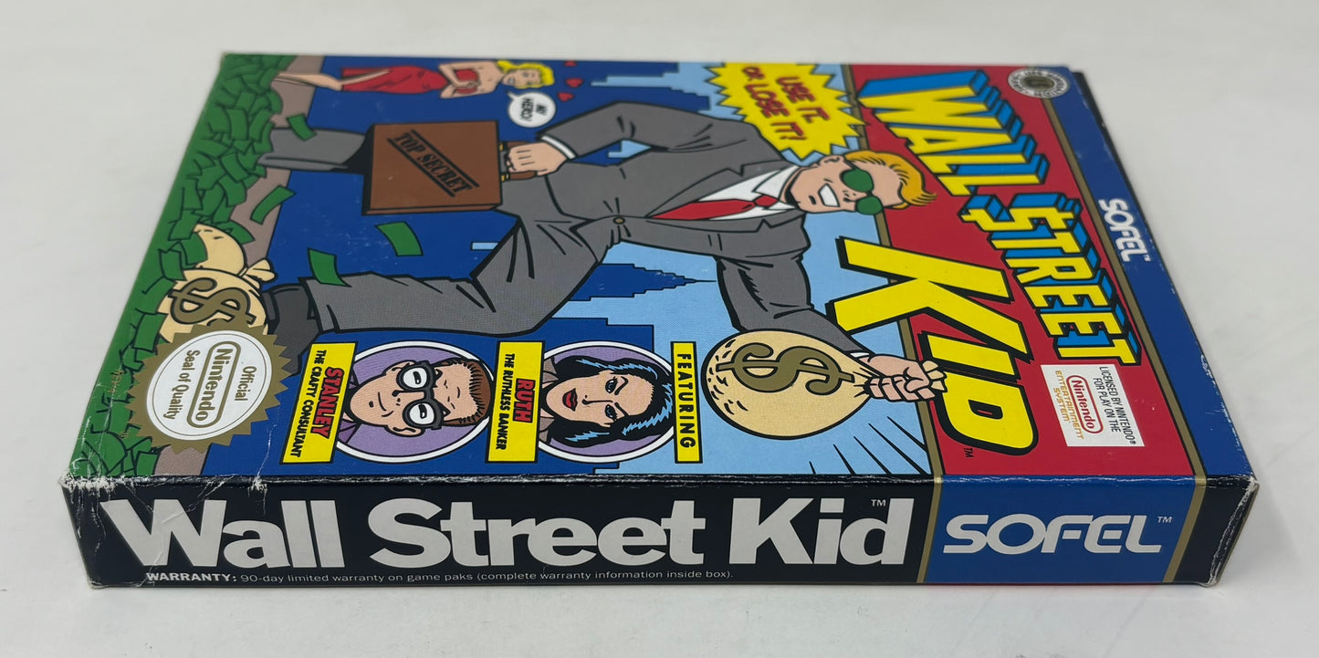 NES Nintendo - Wall Street Kid - CIB Complete