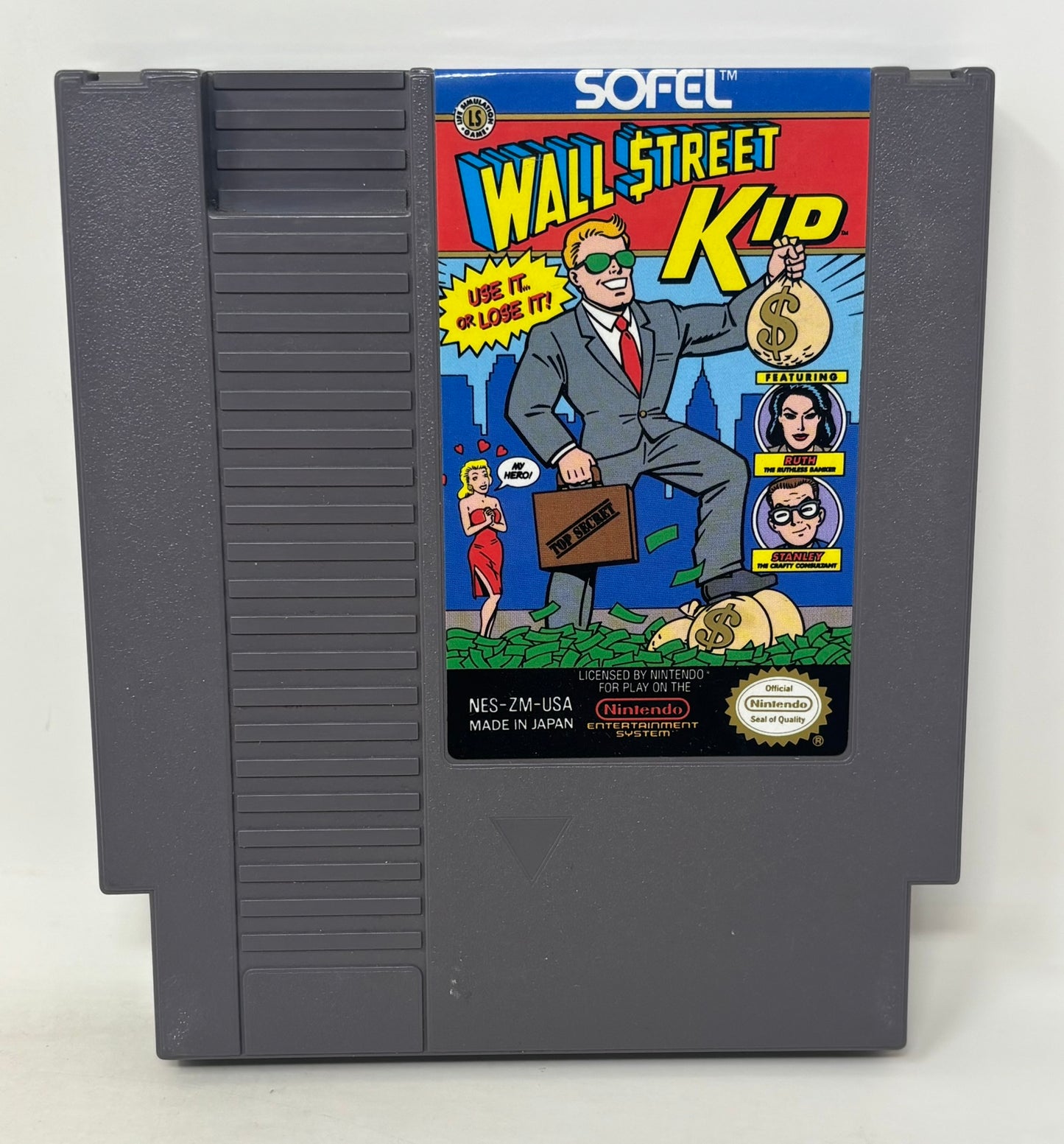NES Nintendo - Wall Street Kid - CIB Complete