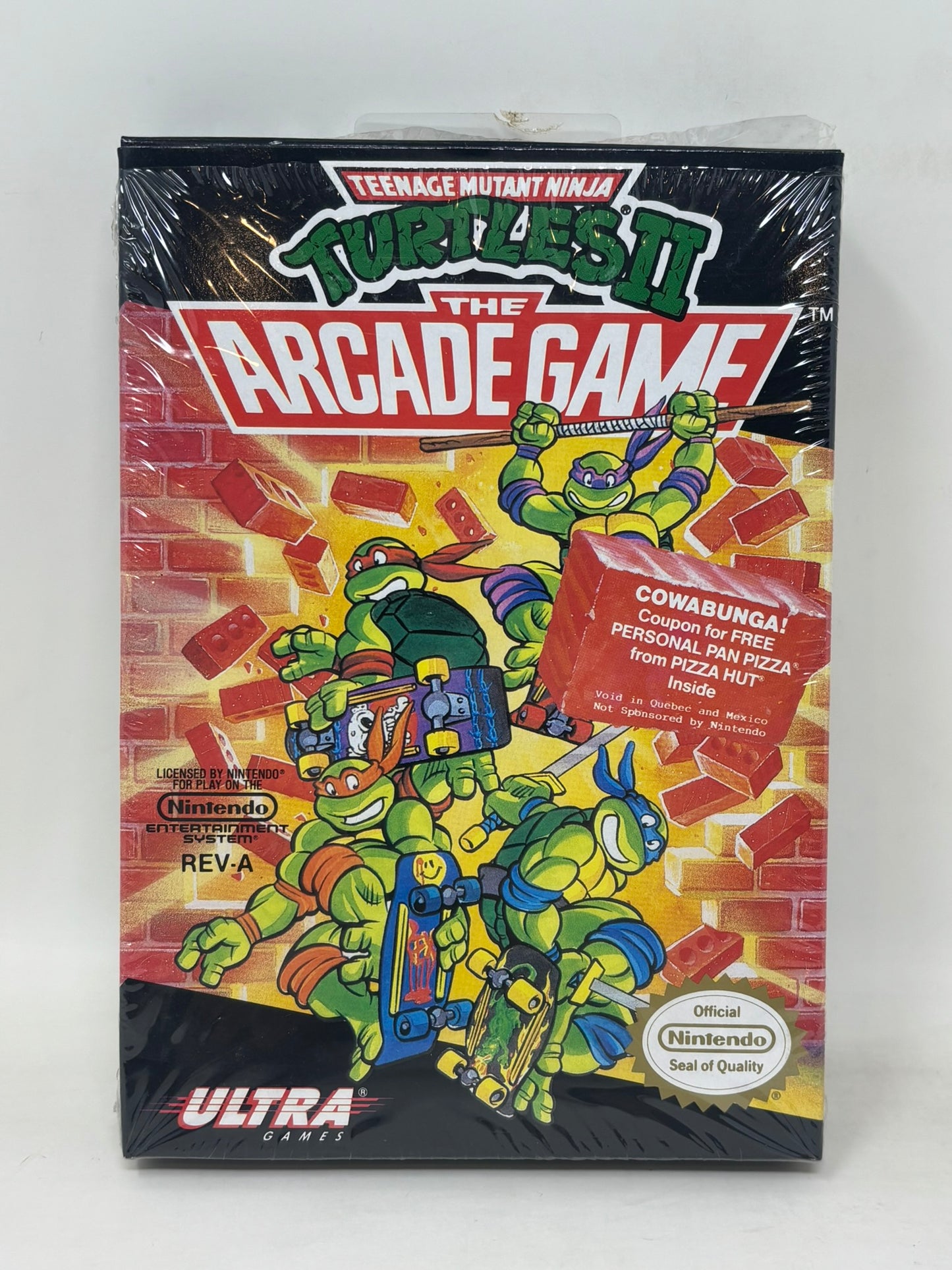 NES Nintendo - TMNT II 2: The Arcade Game - Complete