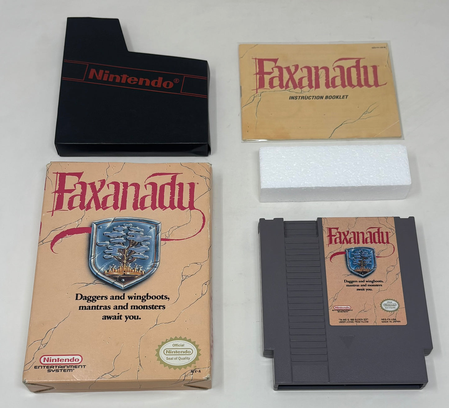 NES Nintendo - Faxanadu - Complete