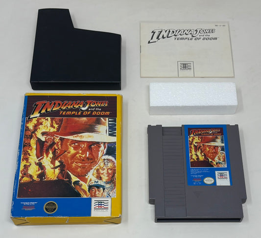 NES Nintendo - Indiana Jones & The Temple of Doom (Mindscape) Complete