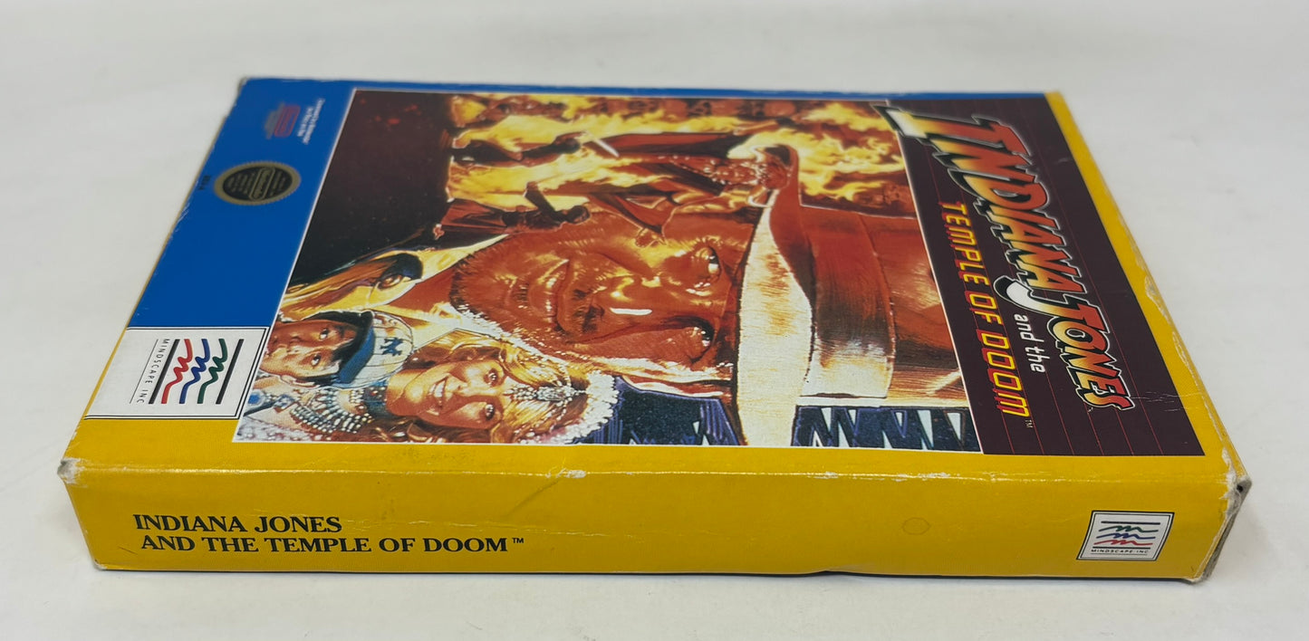 NES Nintendo - Indiana Jones & The Temple of Doom (Mindscape) Complete
