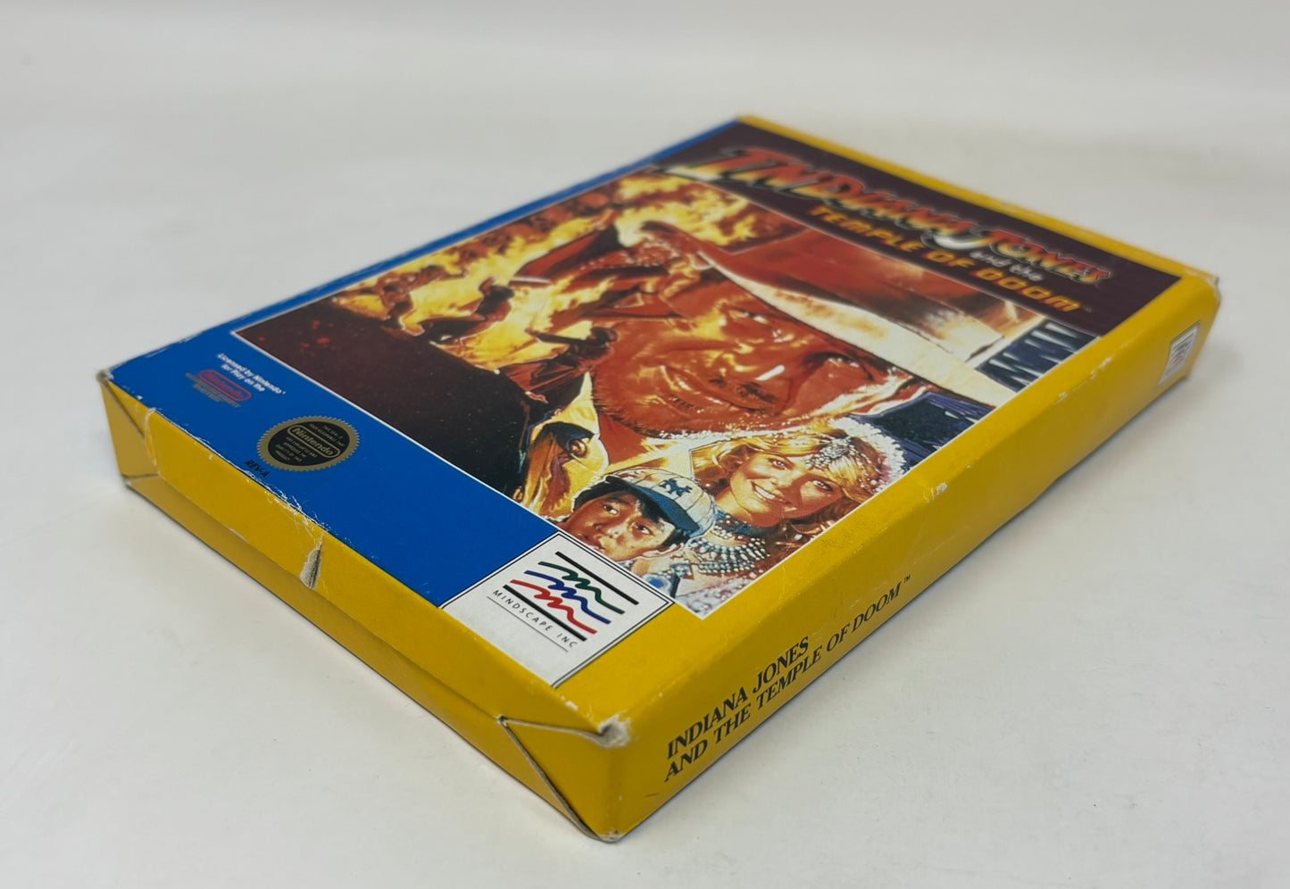 NES Nintendo - Indiana Jones & The Temple of Doom (Mindscape) Complete