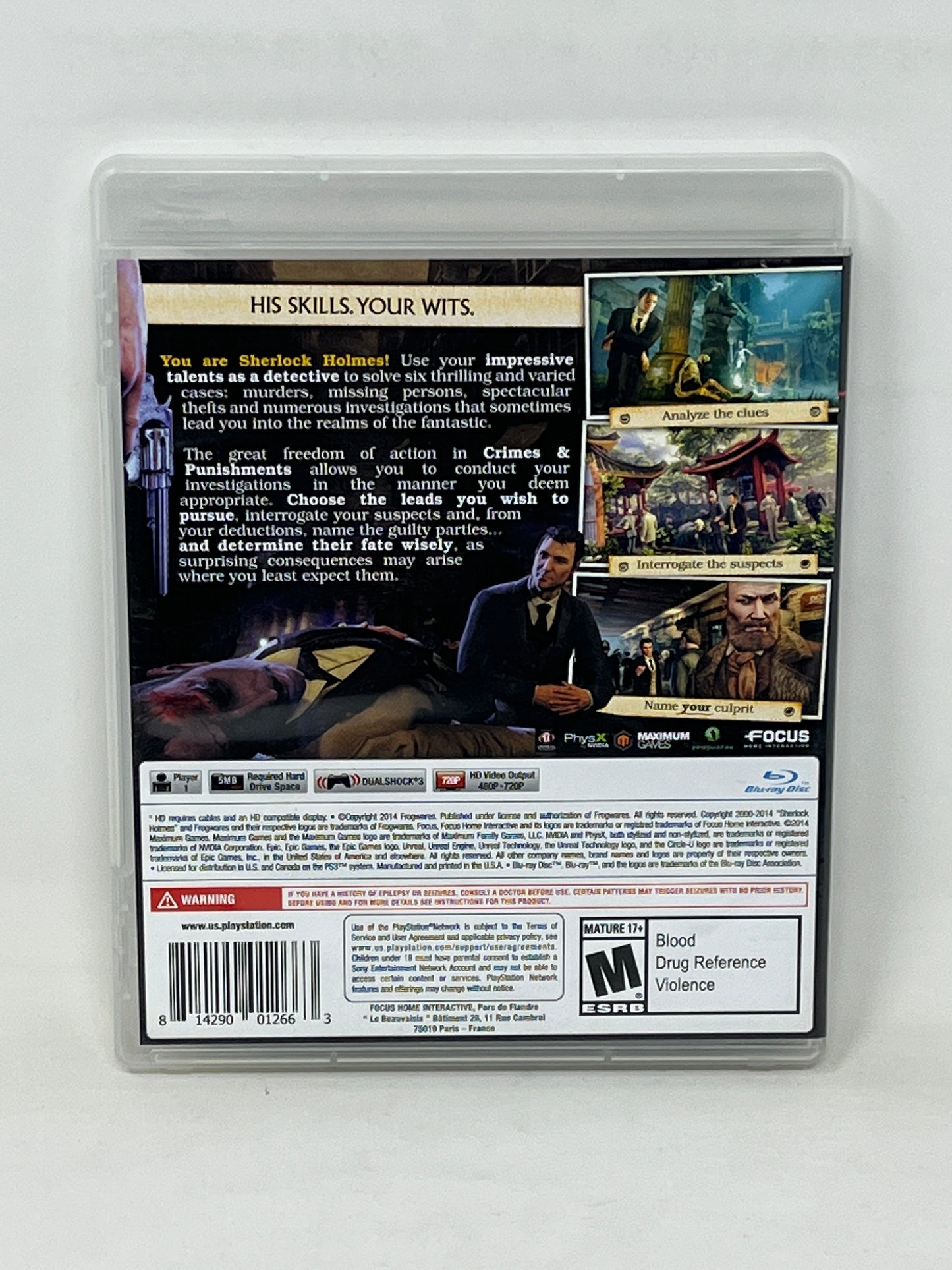 Sony PlayStation 3 - Sherlock Holmes: Crimes & Punishments