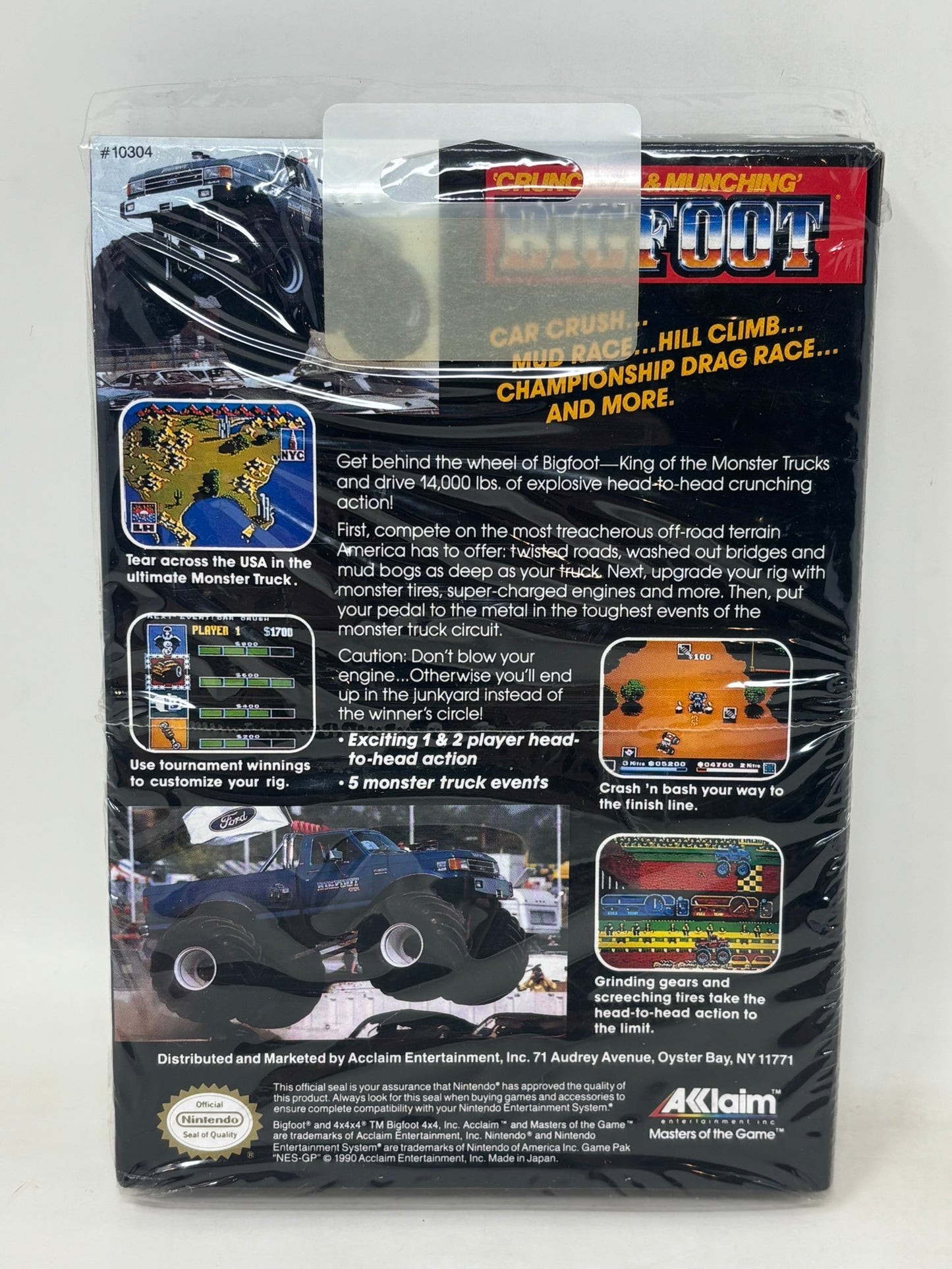 NES Nintendo - Bigfoot - Complete
