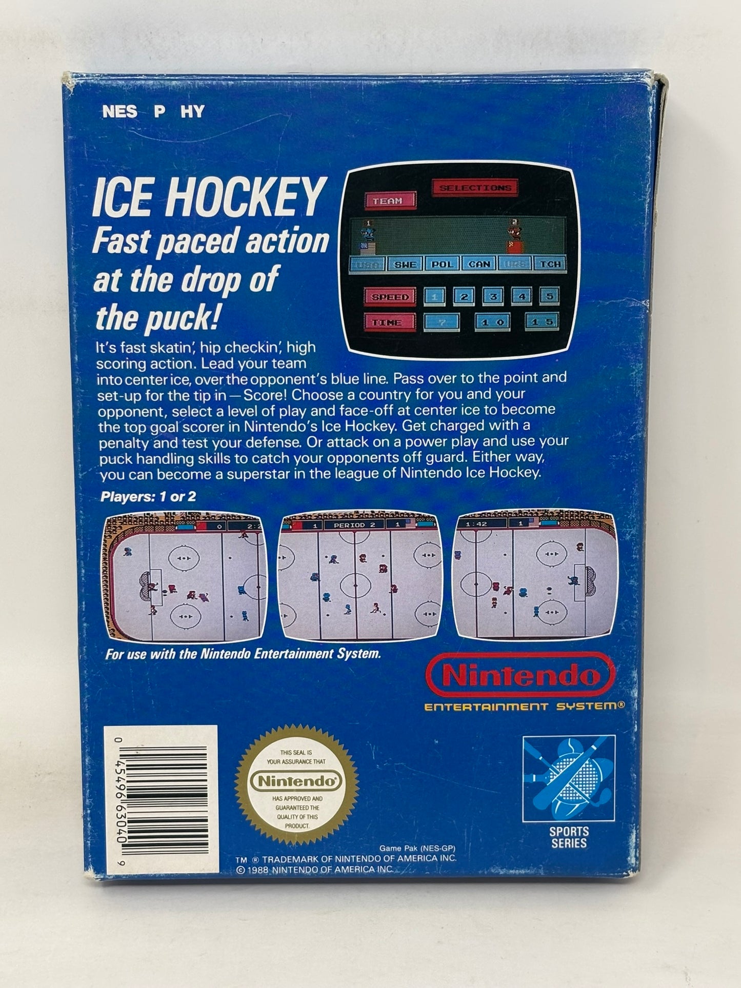 NES Nintendo - Ice Hockey - Complete