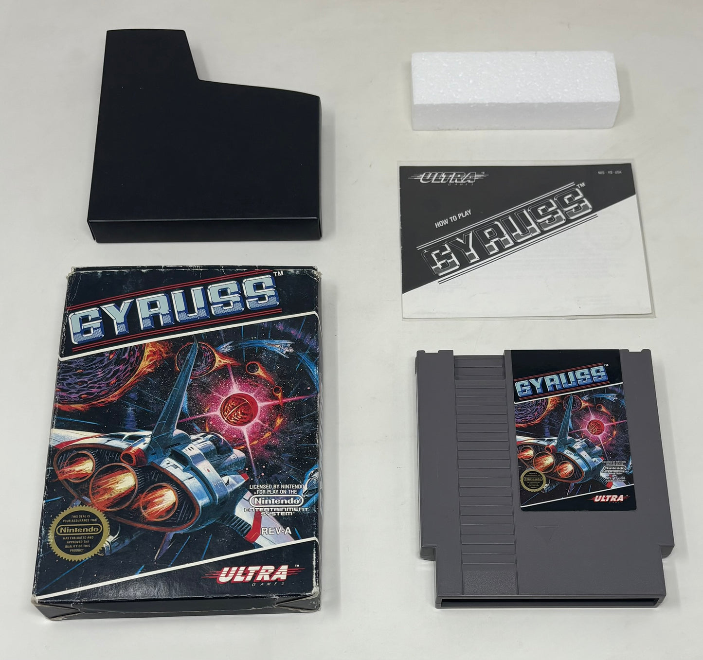 NES Nintendo - Gyruss - Complete