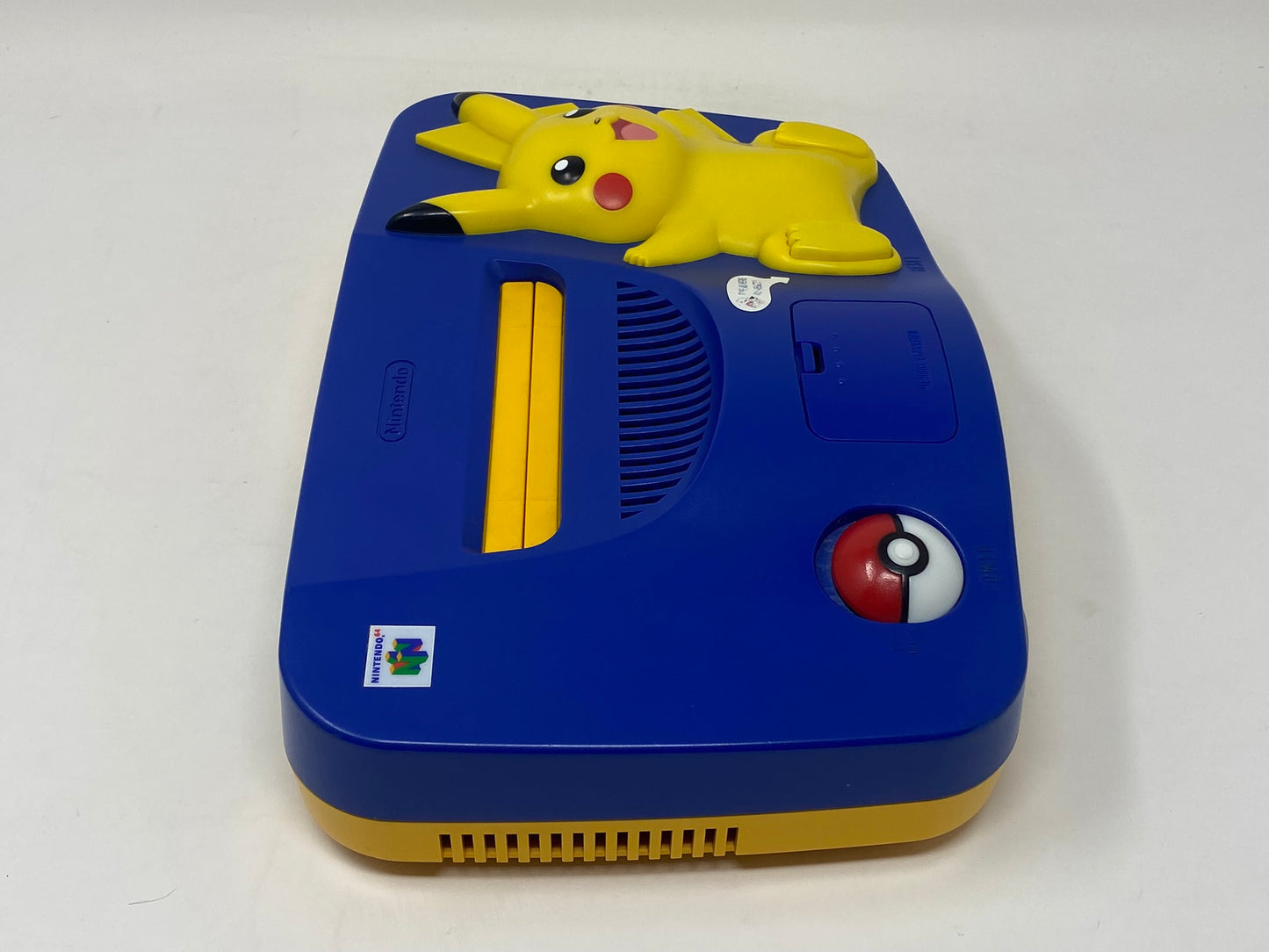 Nintendo 64 Pikachu Pokemon Console w/ Controller & Pokemon Snap - NUS-101USA / Tested