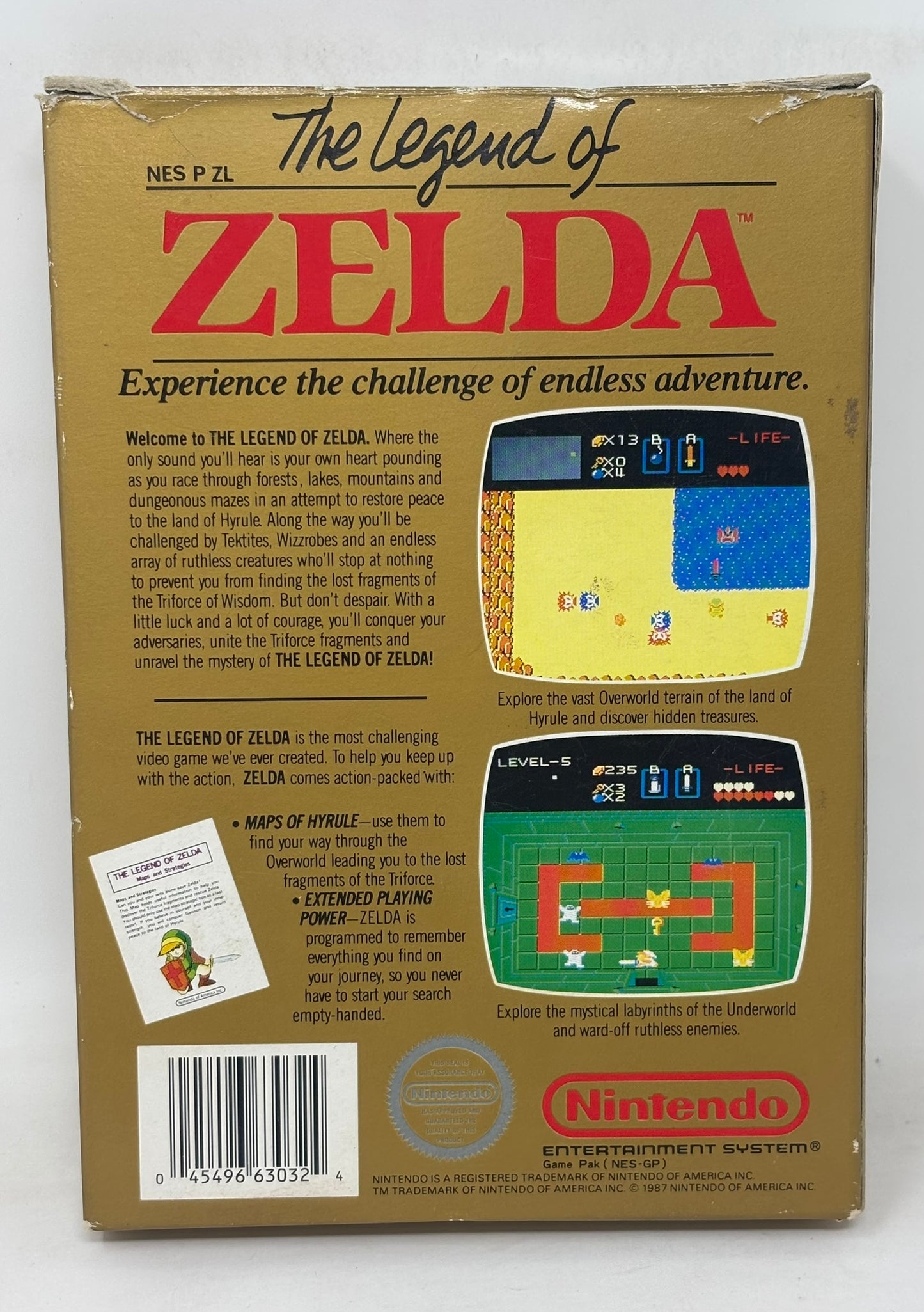 NES Nintendo - Legend of Zelda - Complete