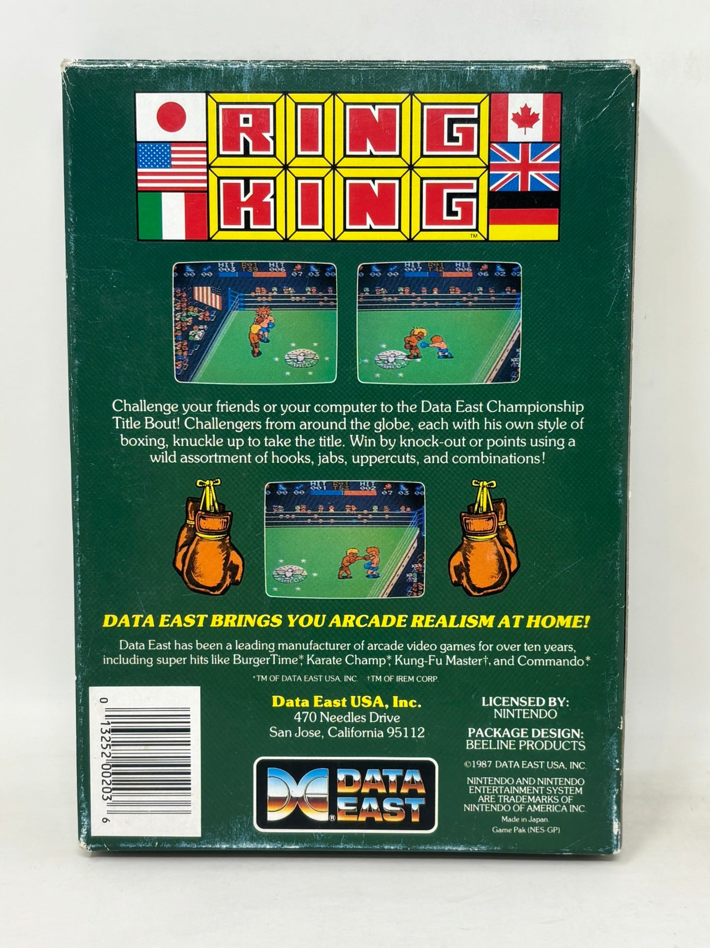 NES Nintendo - Ring King - Complete