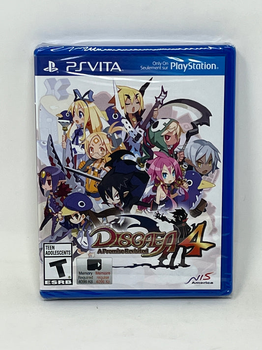 PlayStation Vita - Disgaea 4: A Promise Revisited - BRAND NEW / SEALED