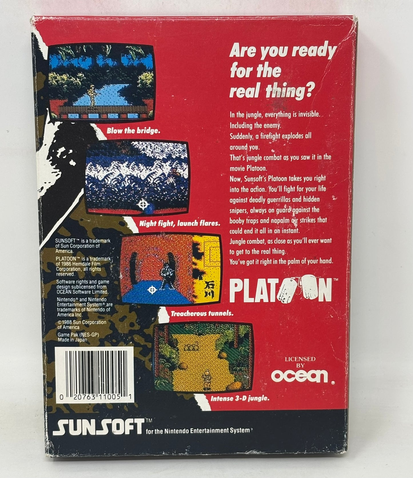 NES Nintendo - Platoon - Complete