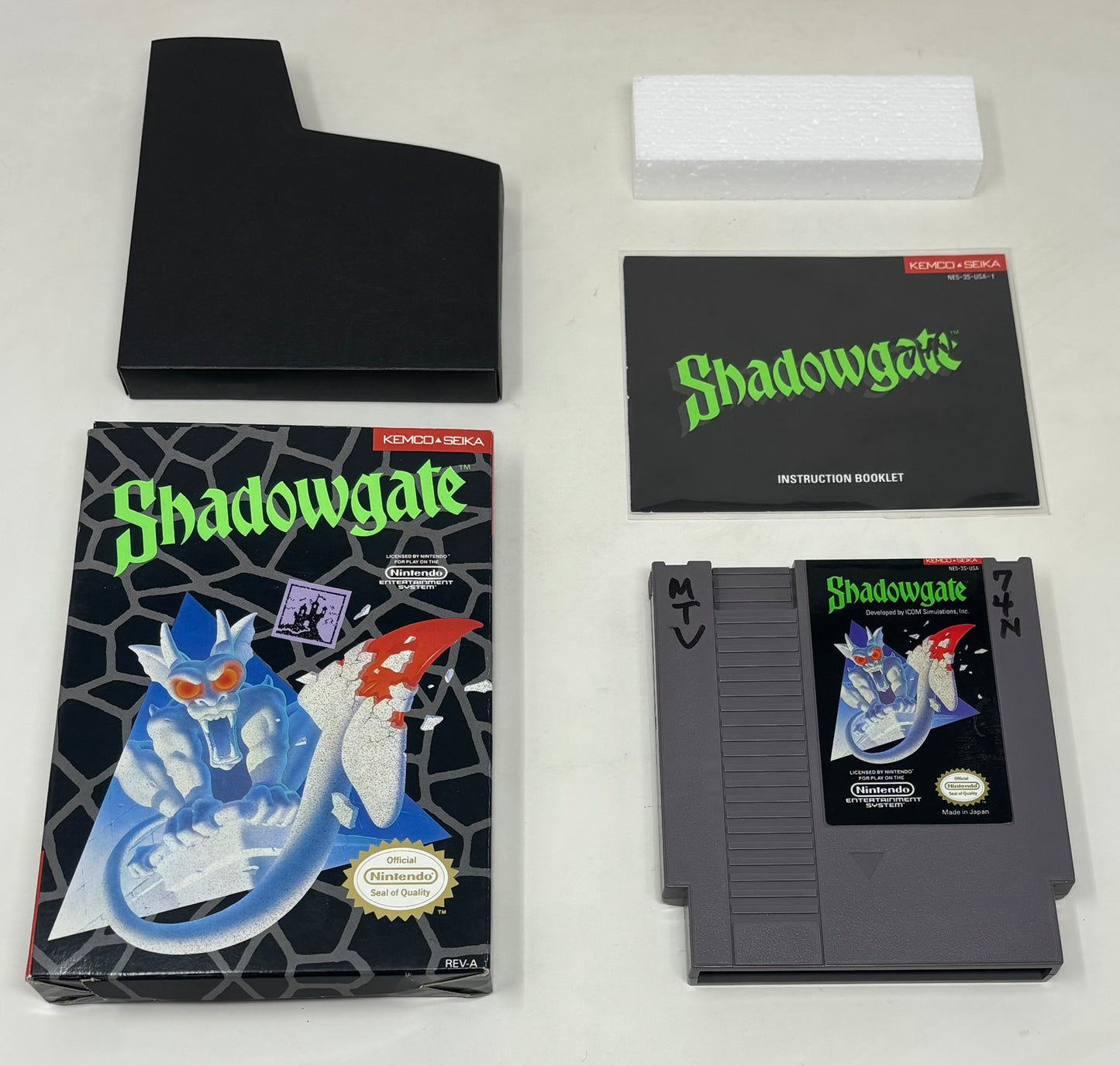 NES Nintendo - Shadowgate - Complete
