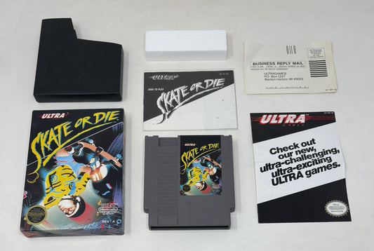 NES Nintendo - Skate or Die - Complete