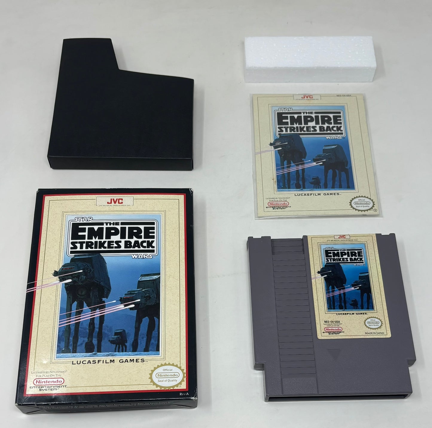 NES Nintendo - Star Wars: The Empire Strikes Back - Complete
