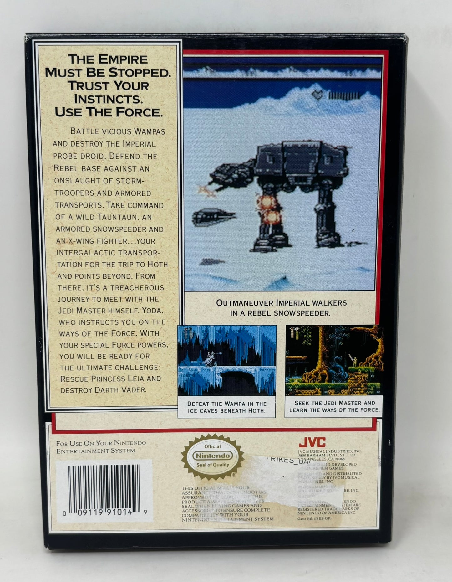 NES Nintendo - Star Wars: The Empire Strikes Back - Complete