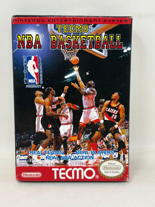 NES Nintendo - Tecmo NBA Basketball - Complete