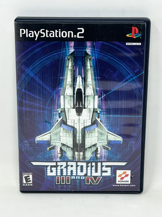 Sony PlayStation 2 - Gradius III & IV - Complete
