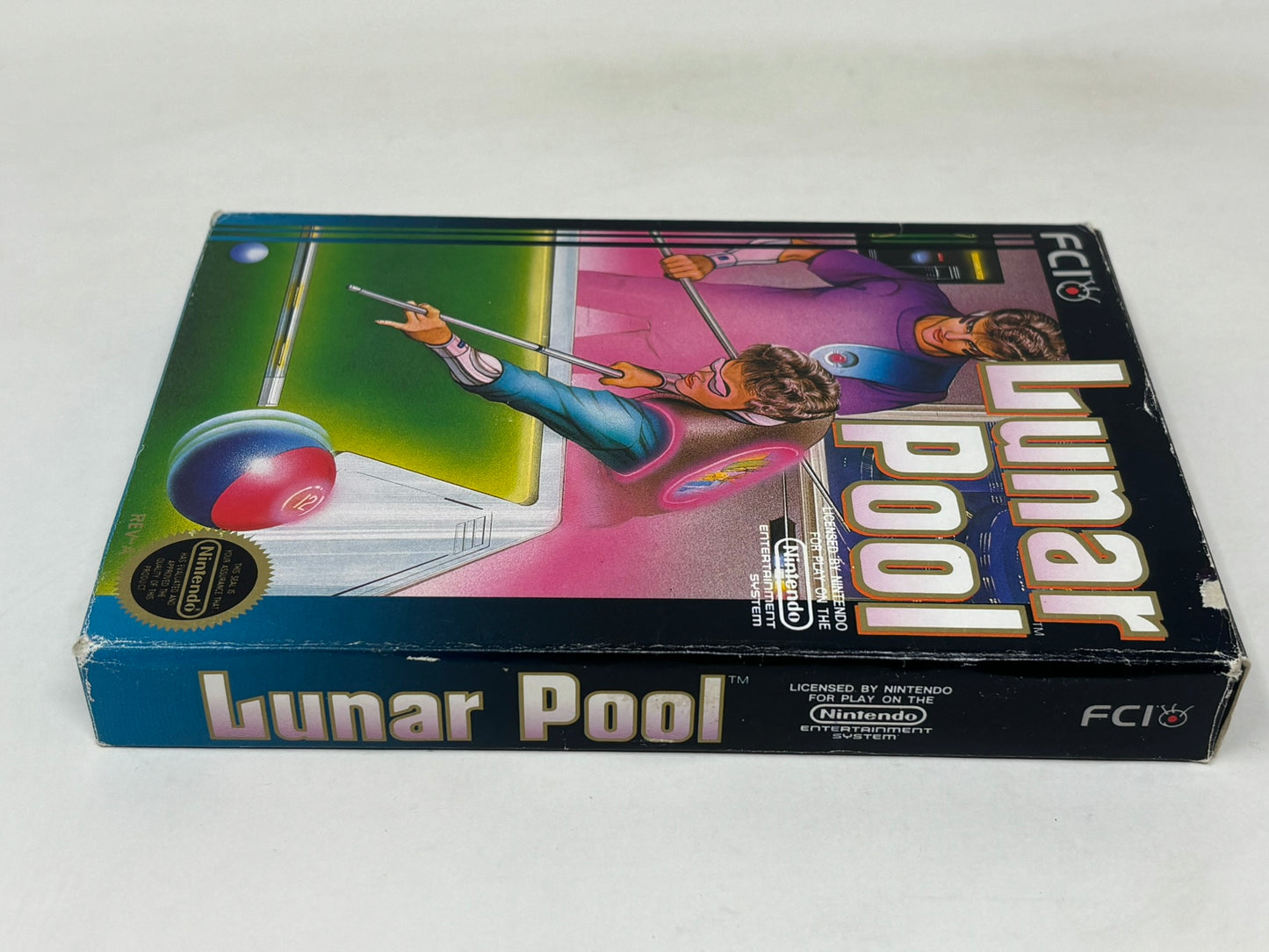 NES Nintendo - Lunar Pool (5 Screw) - Complete
