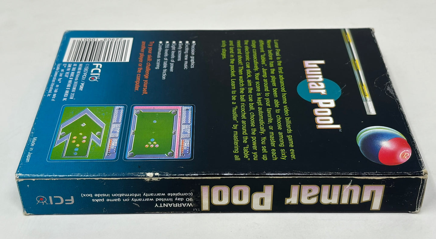 NES Nintendo - Lunar Pool (5 Screw) - Complete