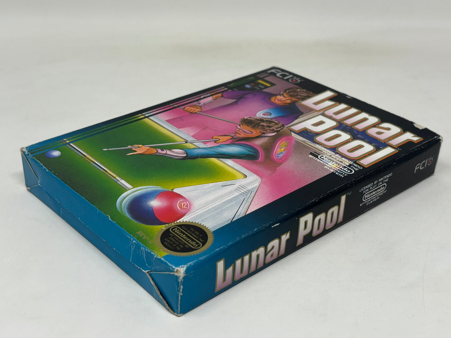 NES Nintendo - Lunar Pool (5 Screw) - Complete