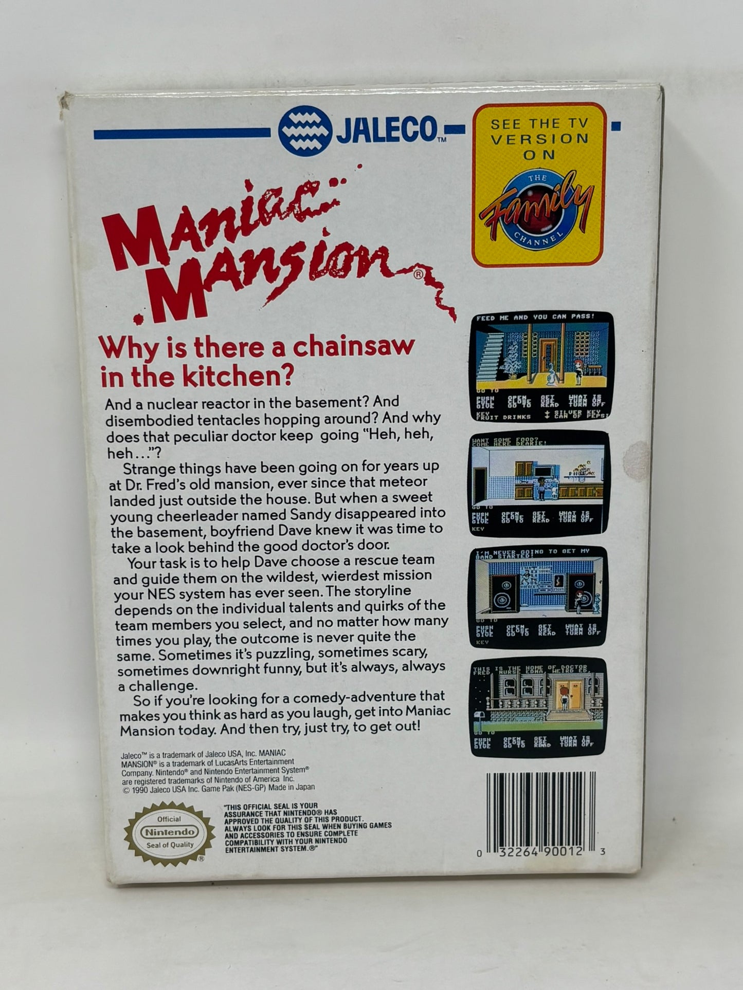 NES Nintendo - Maniac Mansion - Complete