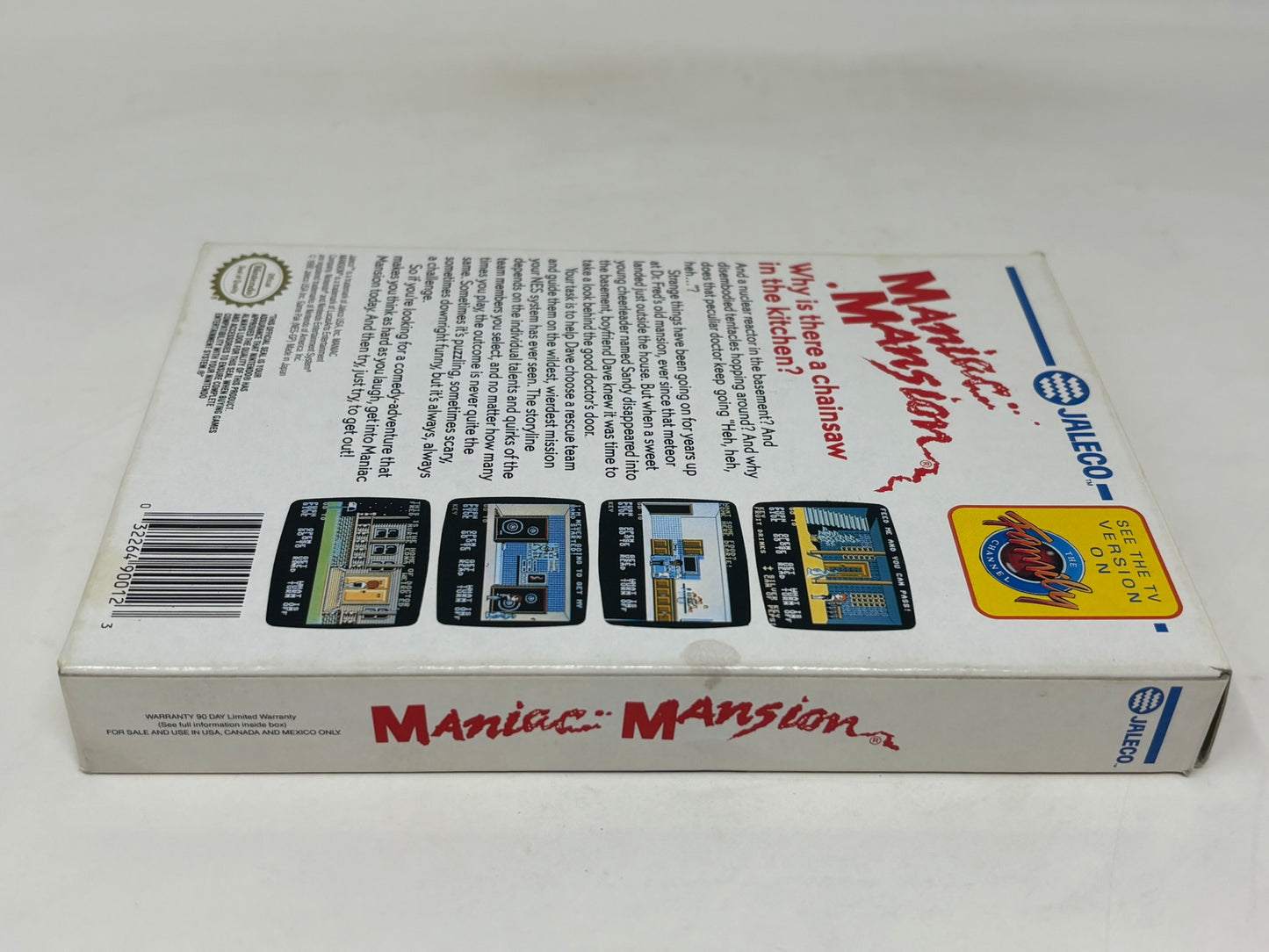 NES Nintendo - Maniac Mansion - Complete