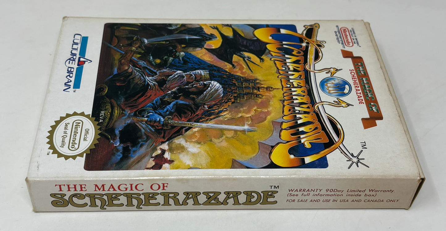 NES Nintendo - Magic of Schererazade - Complete