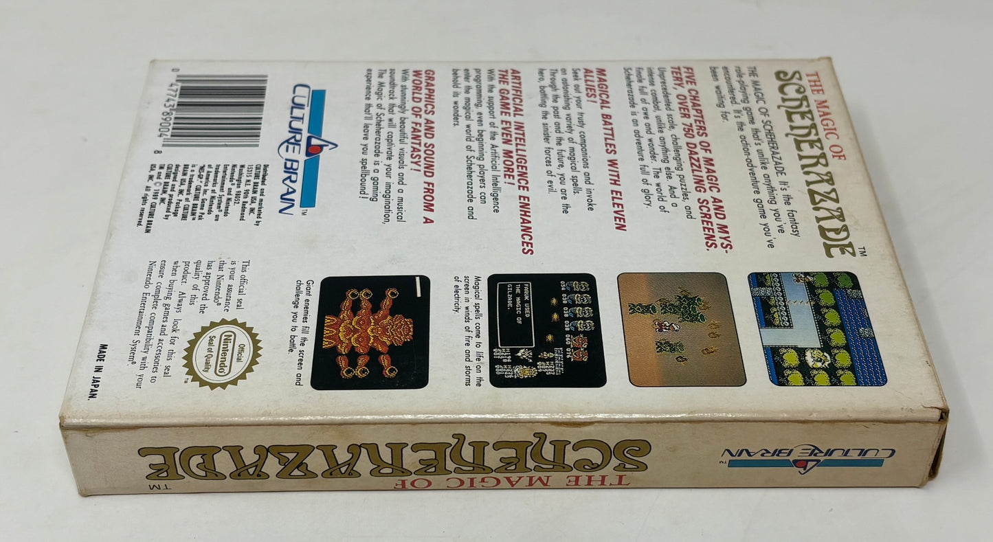 NES Nintendo - Magic of Schererazade - Complete