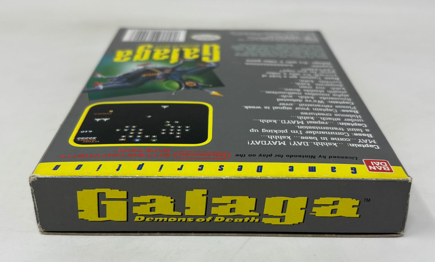 NES Nintendo - Galaga Demons of Death - Complete