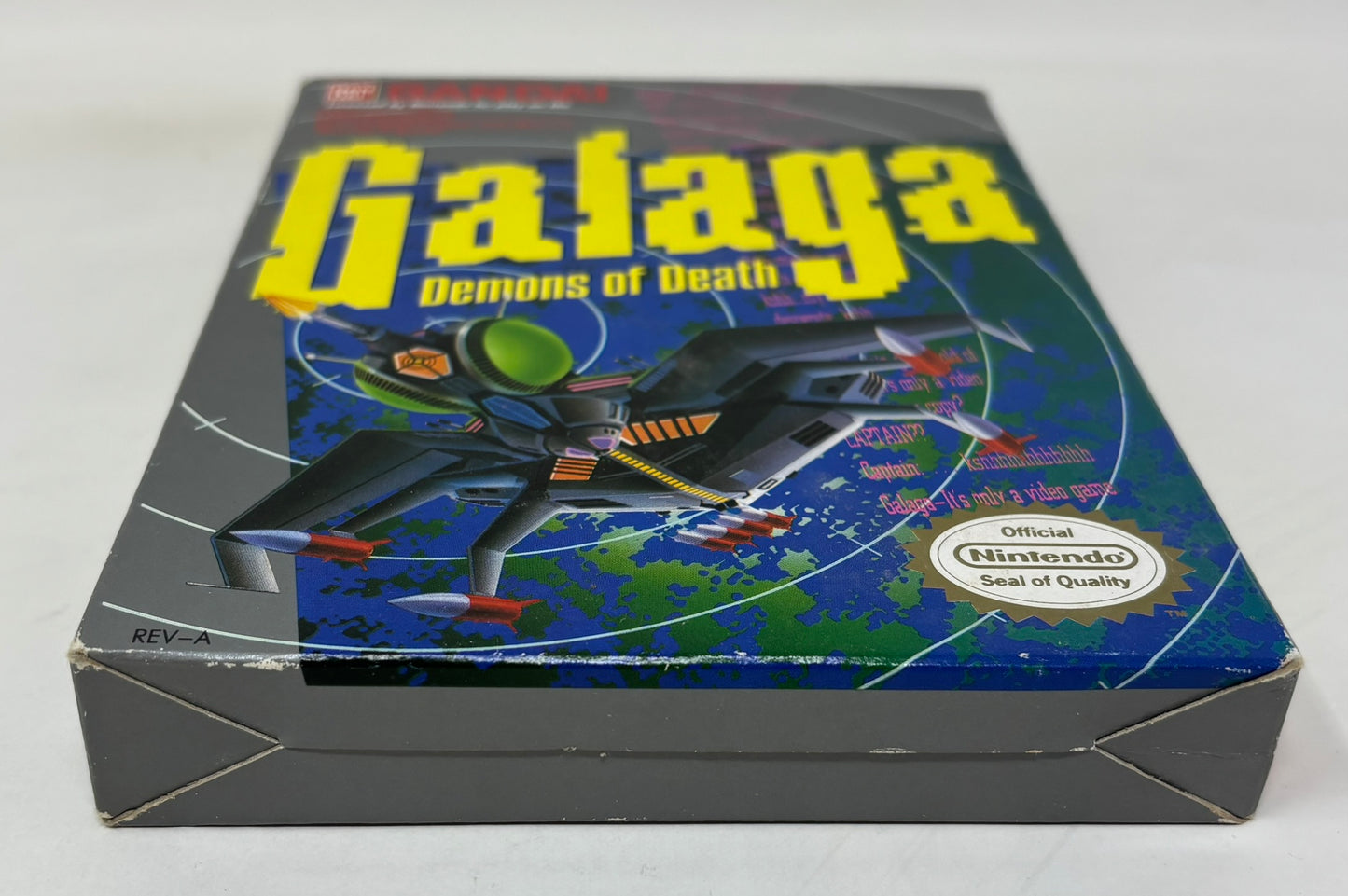 NES Nintendo - Galaga Demons of Death - Complete