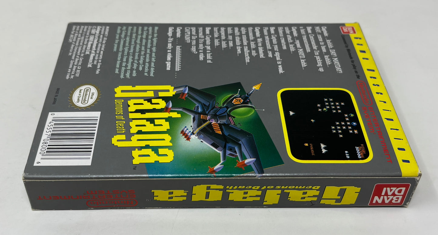 NES Nintendo - Galaga Demons of Death - Complete