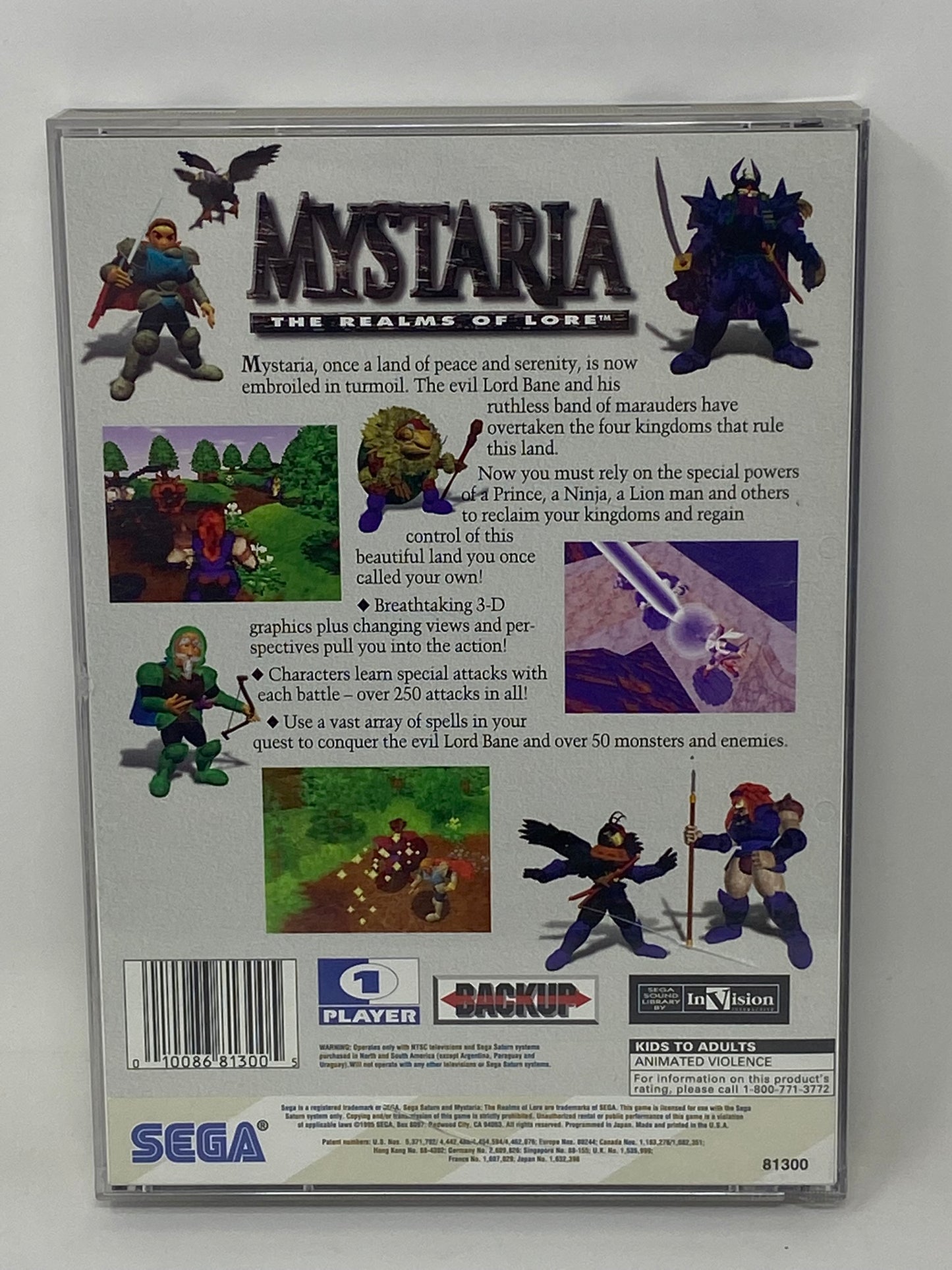 Sega Saturn - Mystaria: The Realms of Lore - Complete