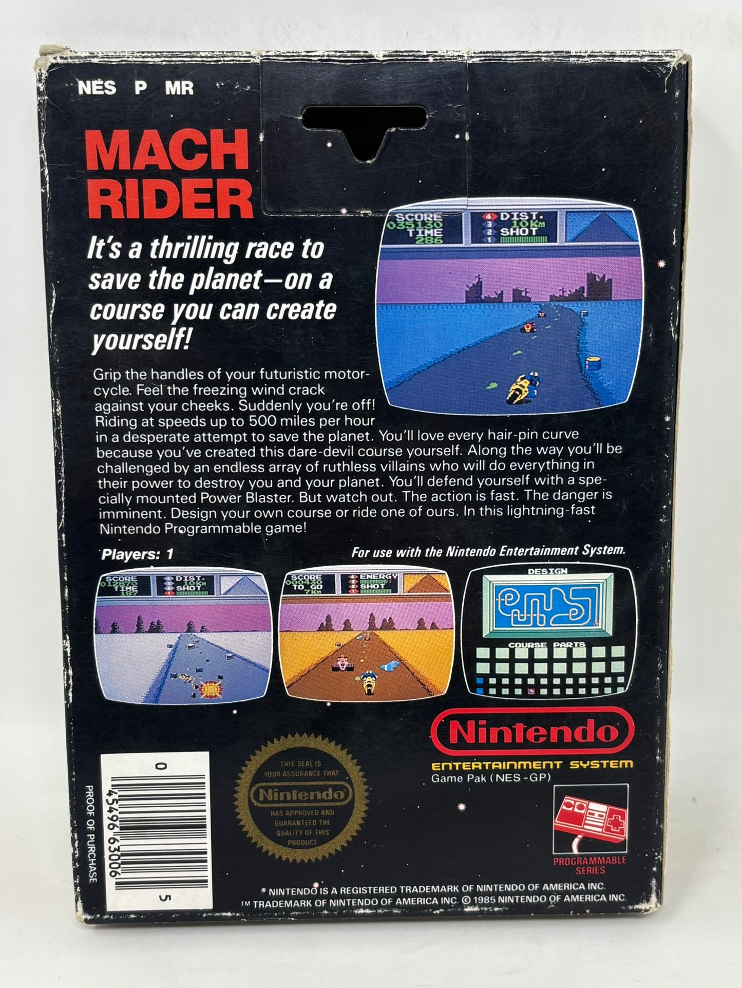 NES Nintendo - Mach Rider (5 Screw) - Complete