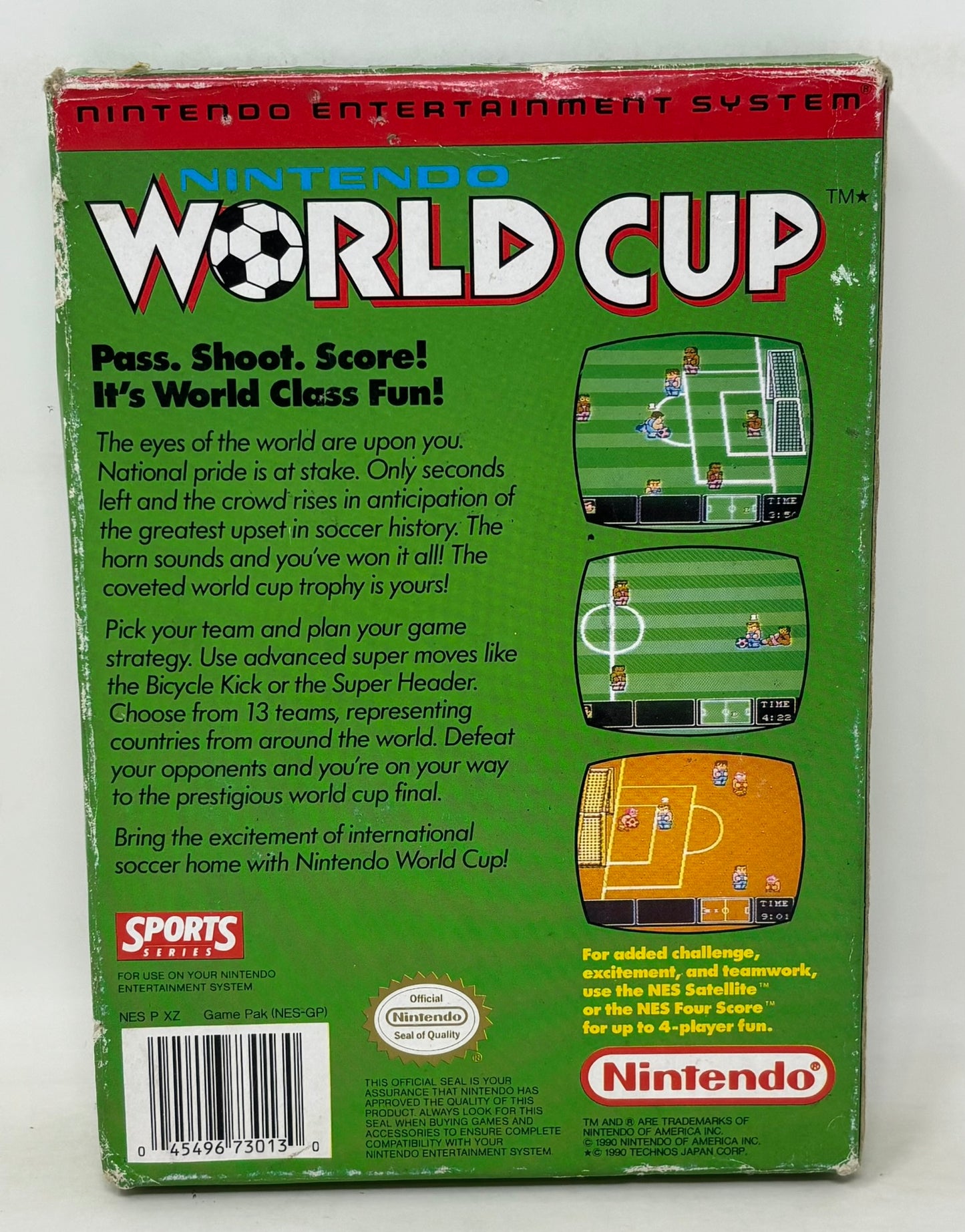 NES Nintendo - Nintendo World Cup Soccer - Complete