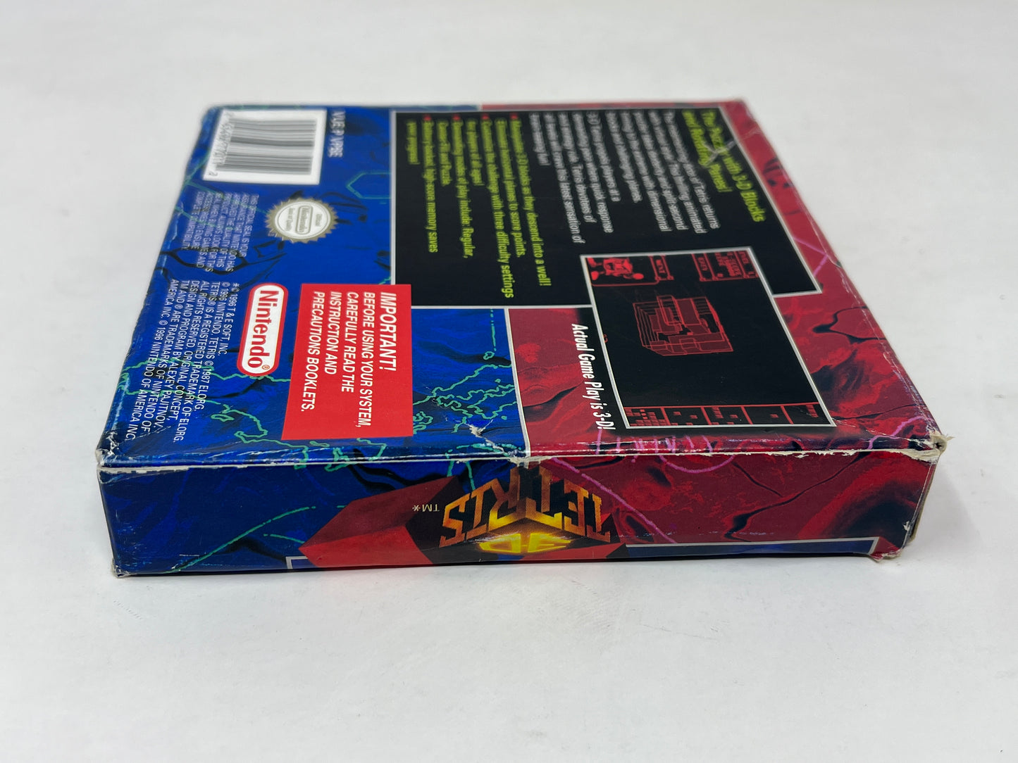 Nintendo Virtual Boy - 3D Tetris - Complete