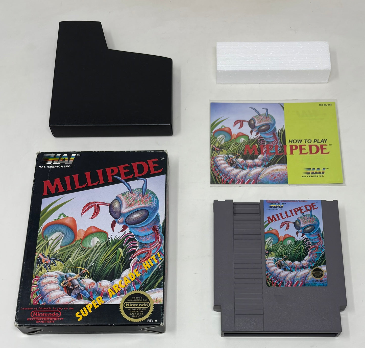 NES Nintendo - Millipede - Complete