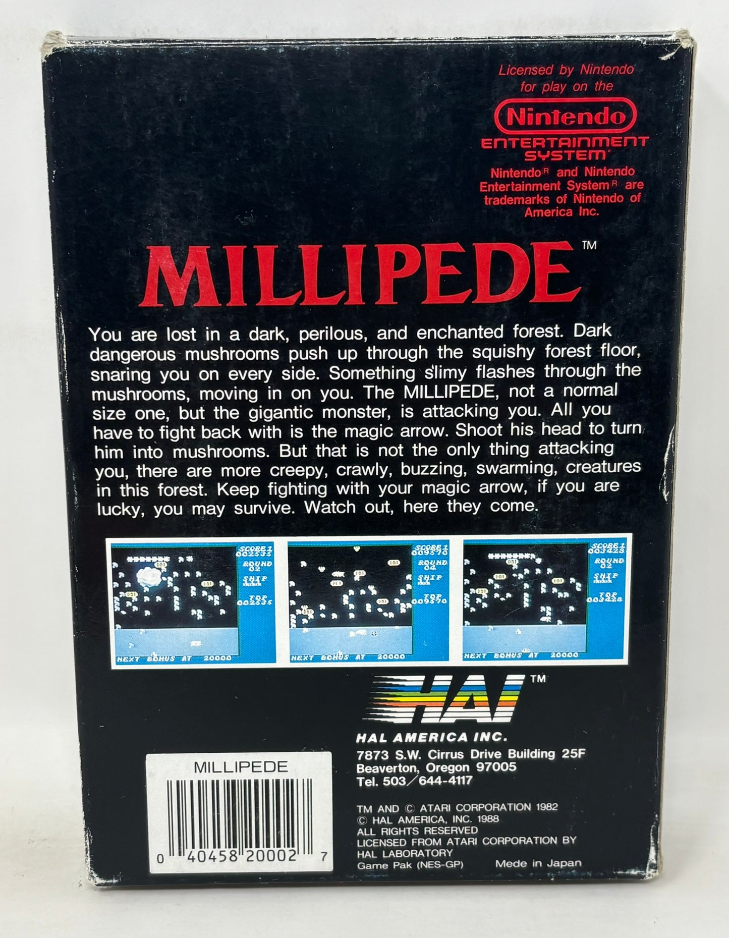 NES Nintendo - Millipede - Complete