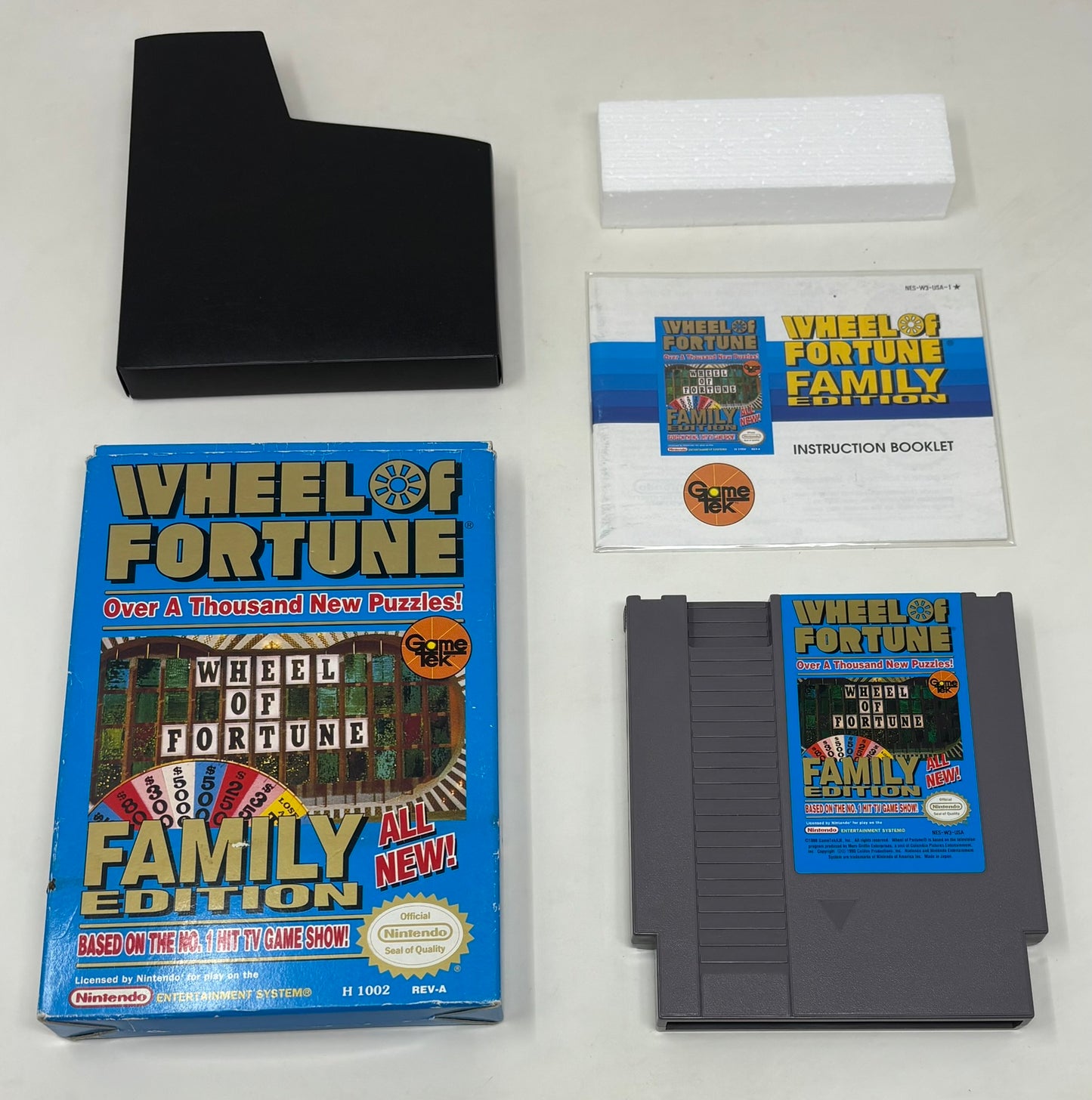 NES Nintendo - Wheel of Fortune Family Edition - Complete